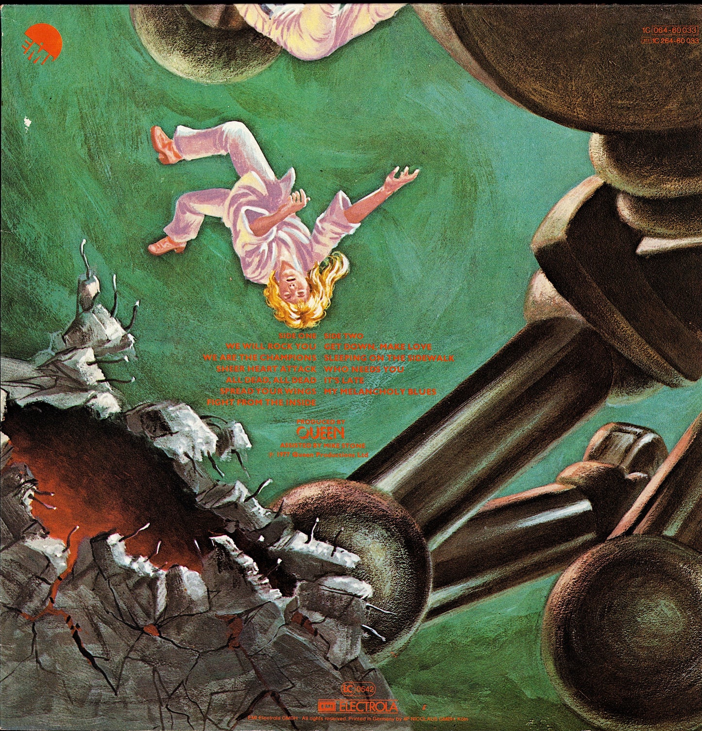 Queen ‎- News Of The World Vinyl LP Kopie