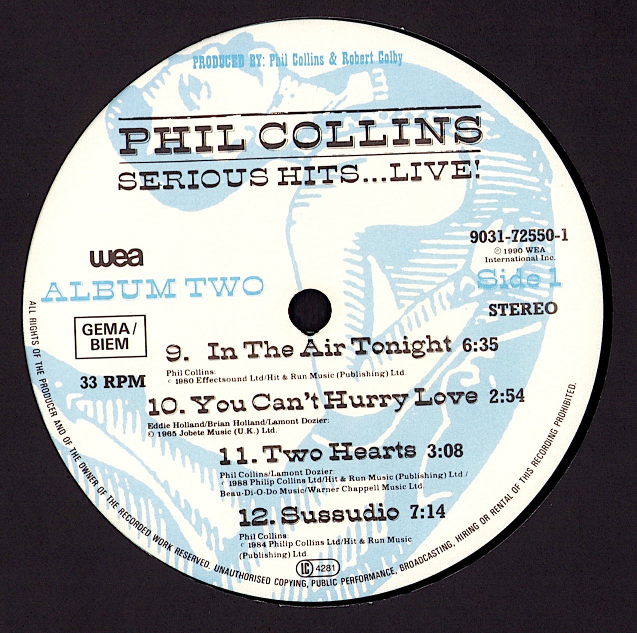 Phil Collins – Serious Hits...Live! Vinyl 2LP