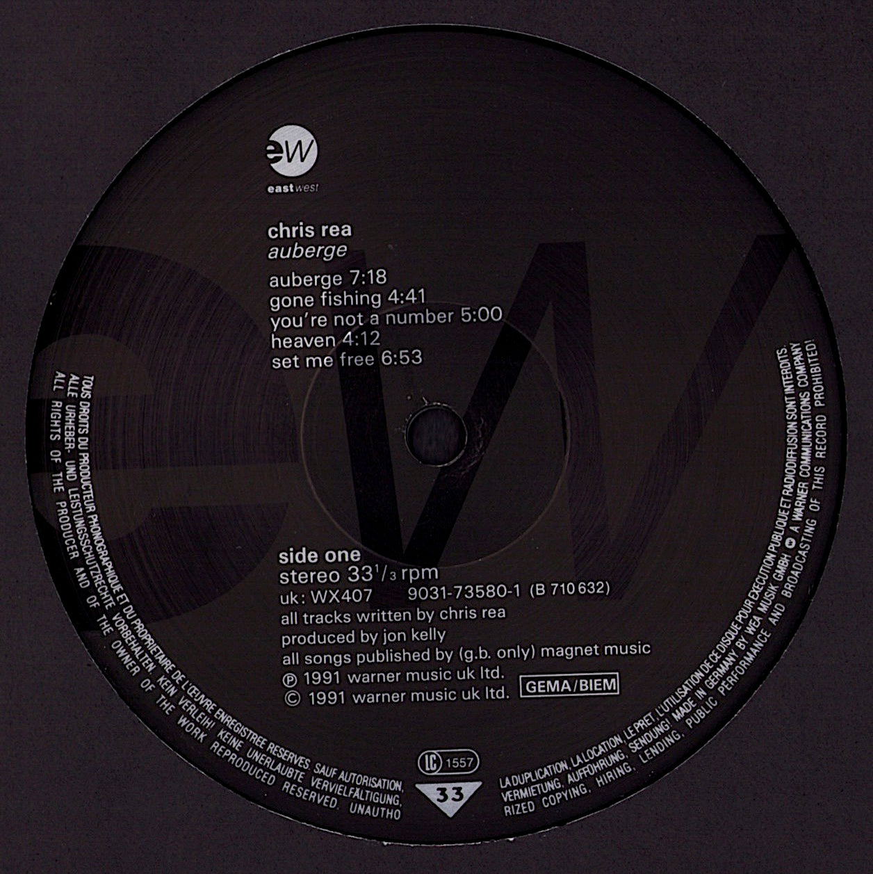 Chris Rea - Dancing With Strangers Vinyl LP Kopie