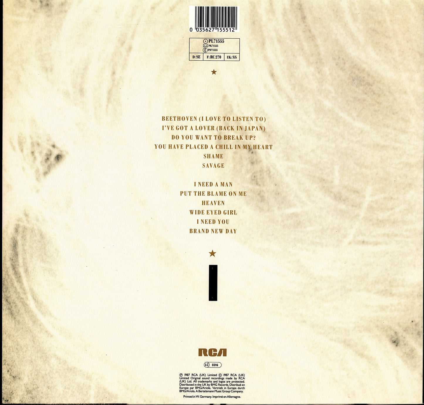 Eurythmics - Savage Vinyl LP