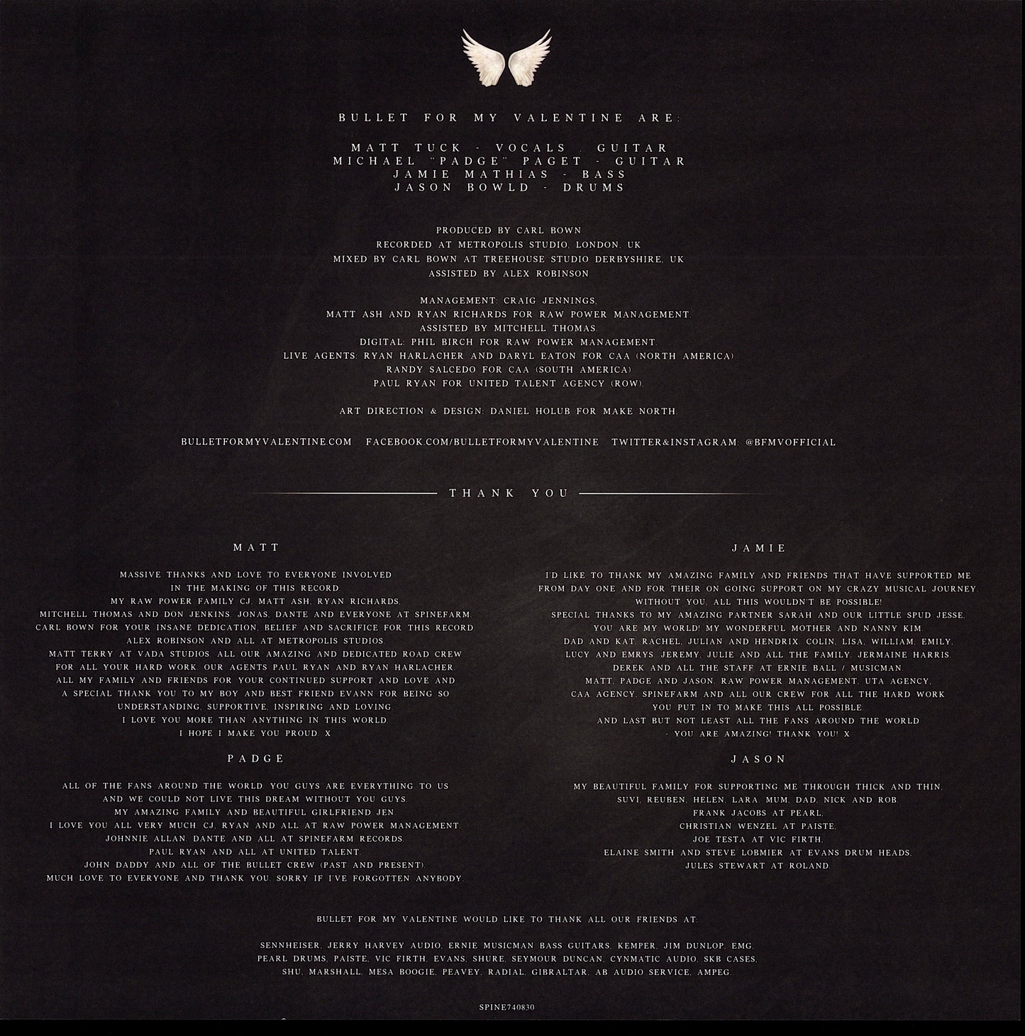 Bullet For My Valentine ‎– Gravity Vinyl LP