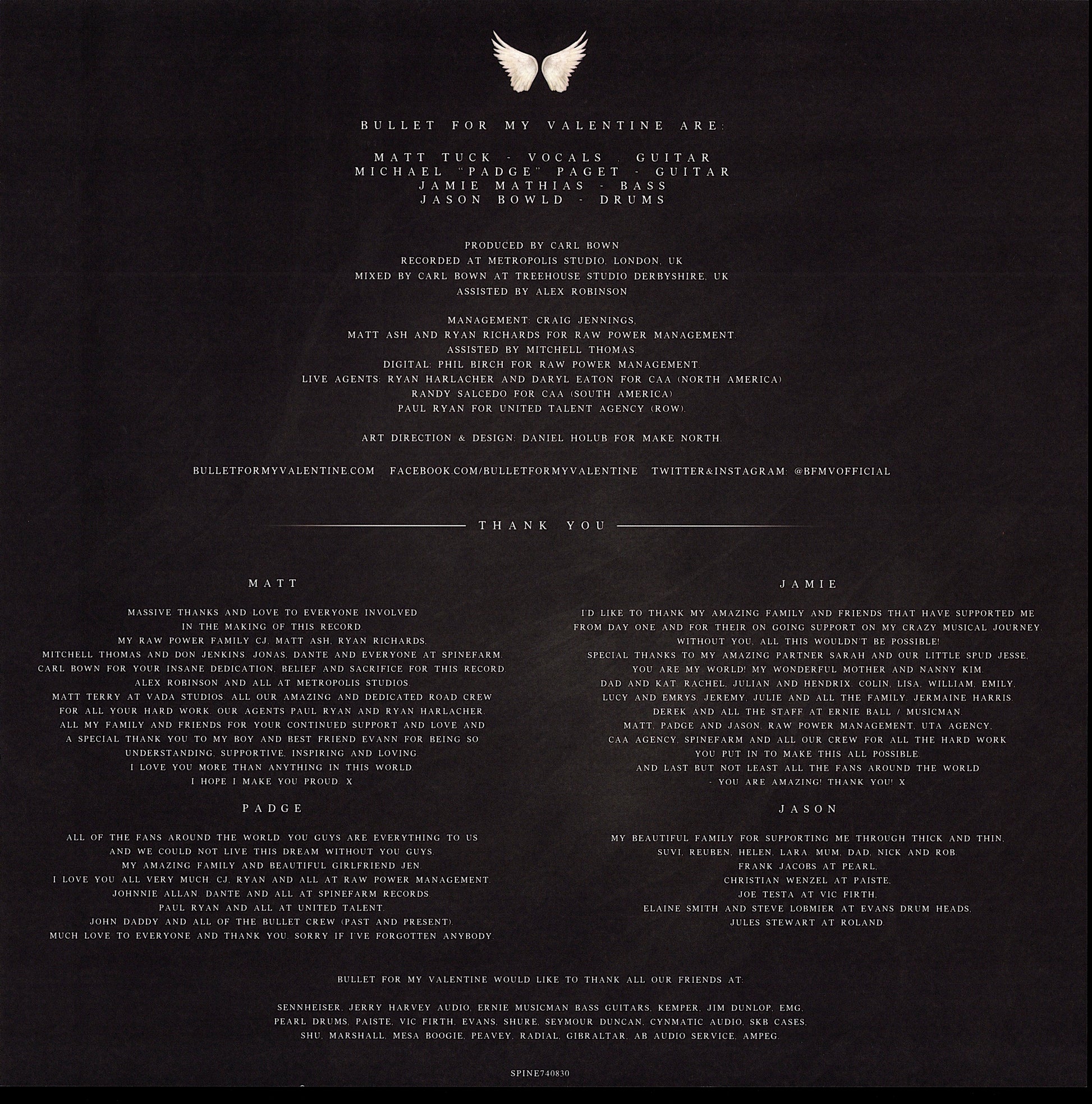 Bullet For My Valentine ‎– Gravity Vinyl LP