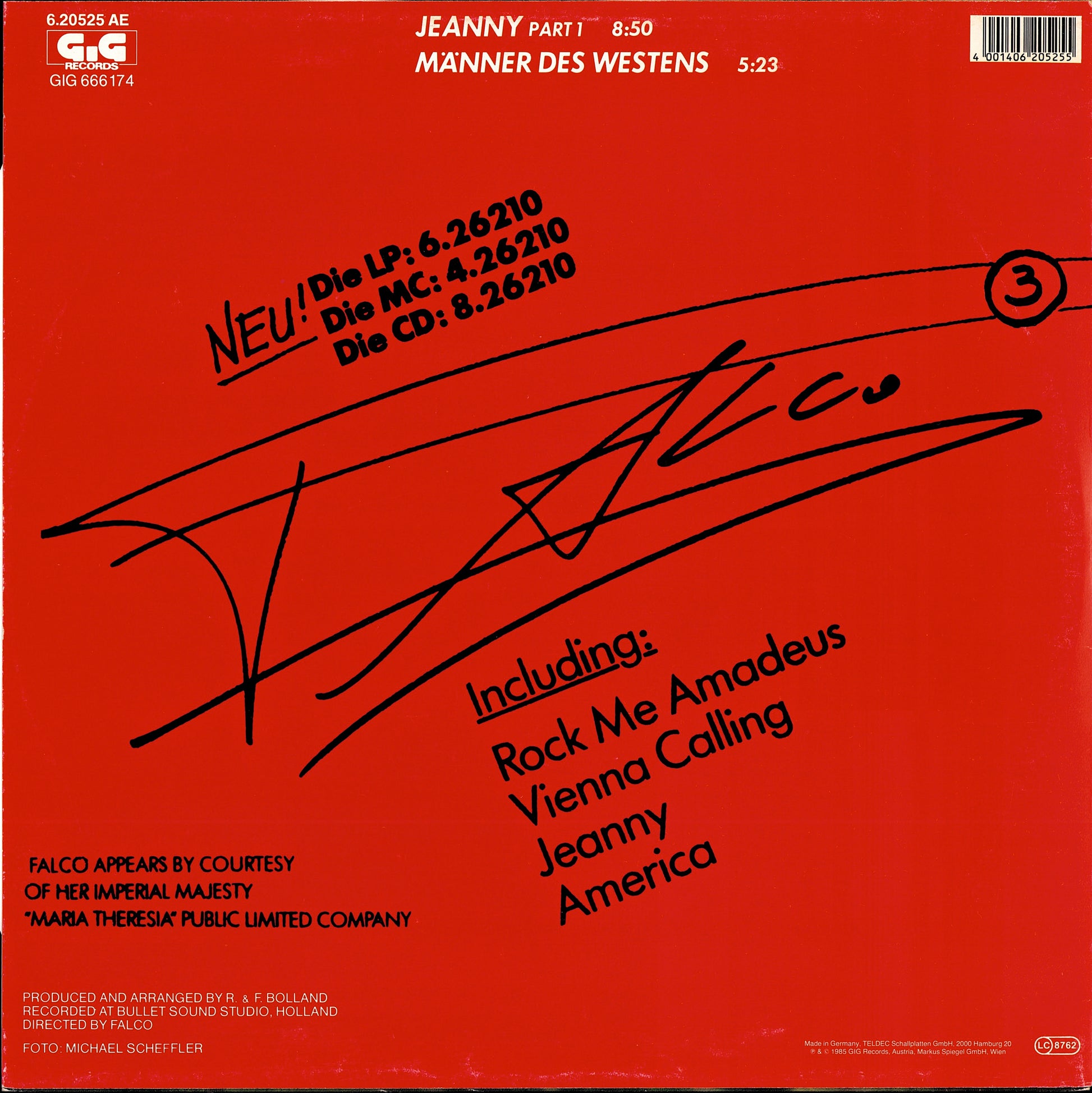 Falco – Jeanny Part 1 Vinyl 12" Maxi-Single