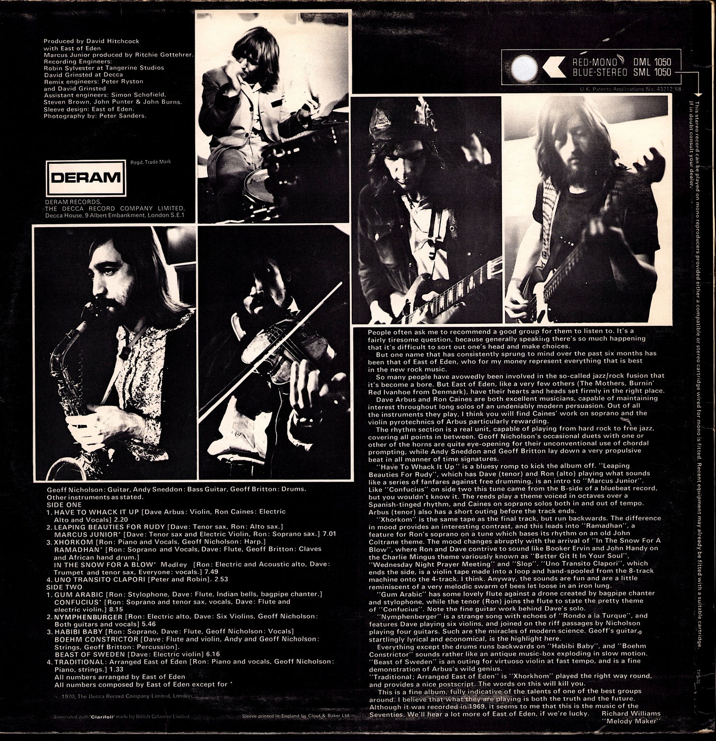 East Of Eden - Snafu Vinyl LP | UK Original | 1970