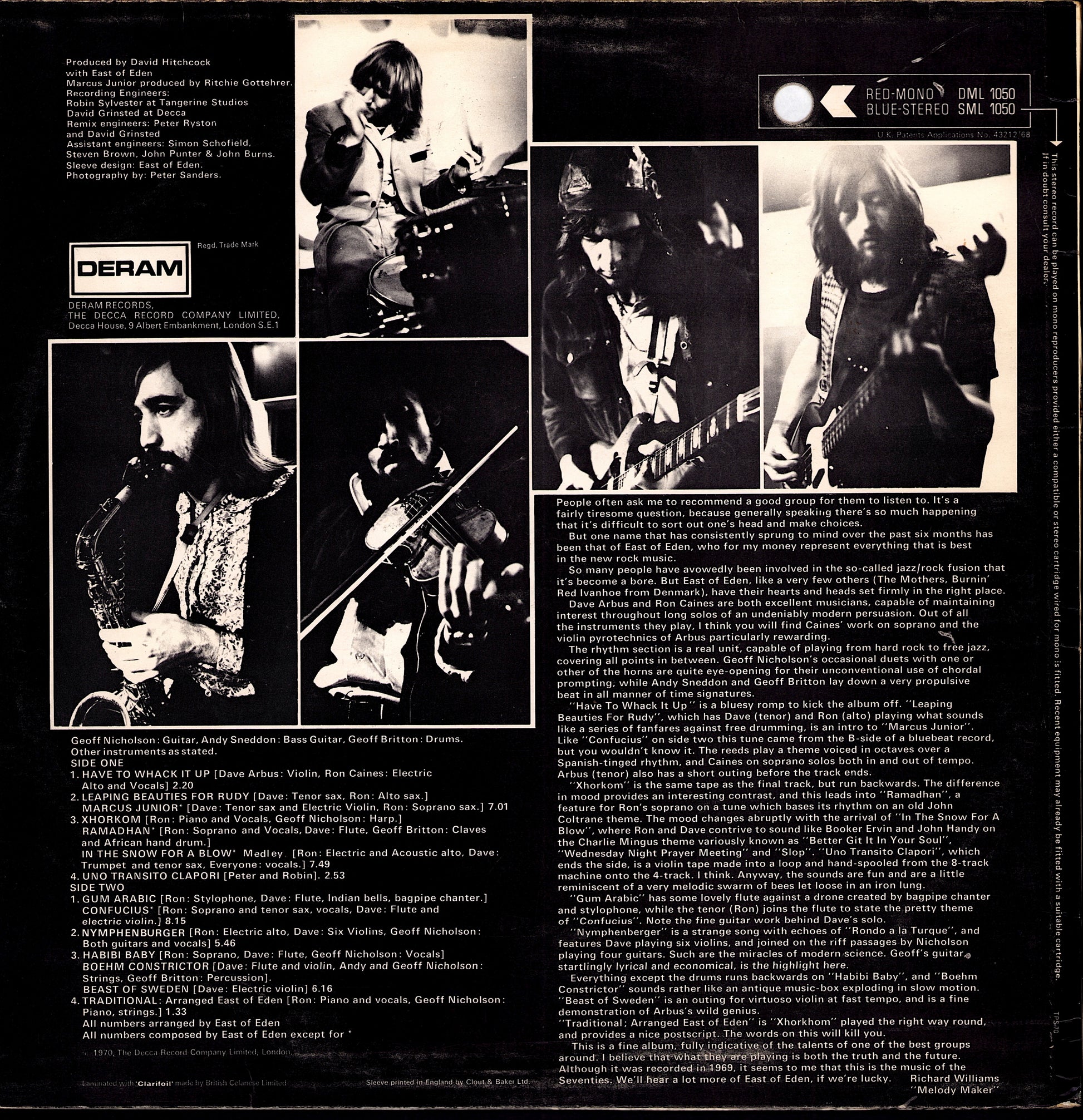 East Of Eden - Snafu Vinyl LP | UK Original | 1970