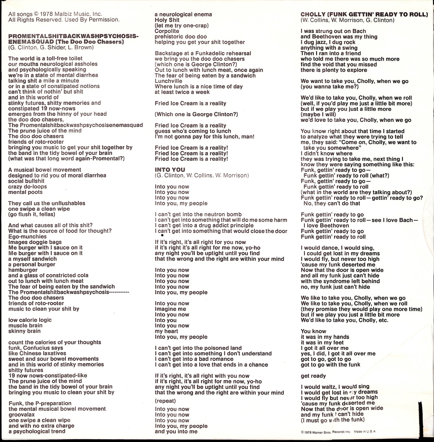 Funkadelic - One Nation Under A Groove Vinyl LP + 7" EP Kopie