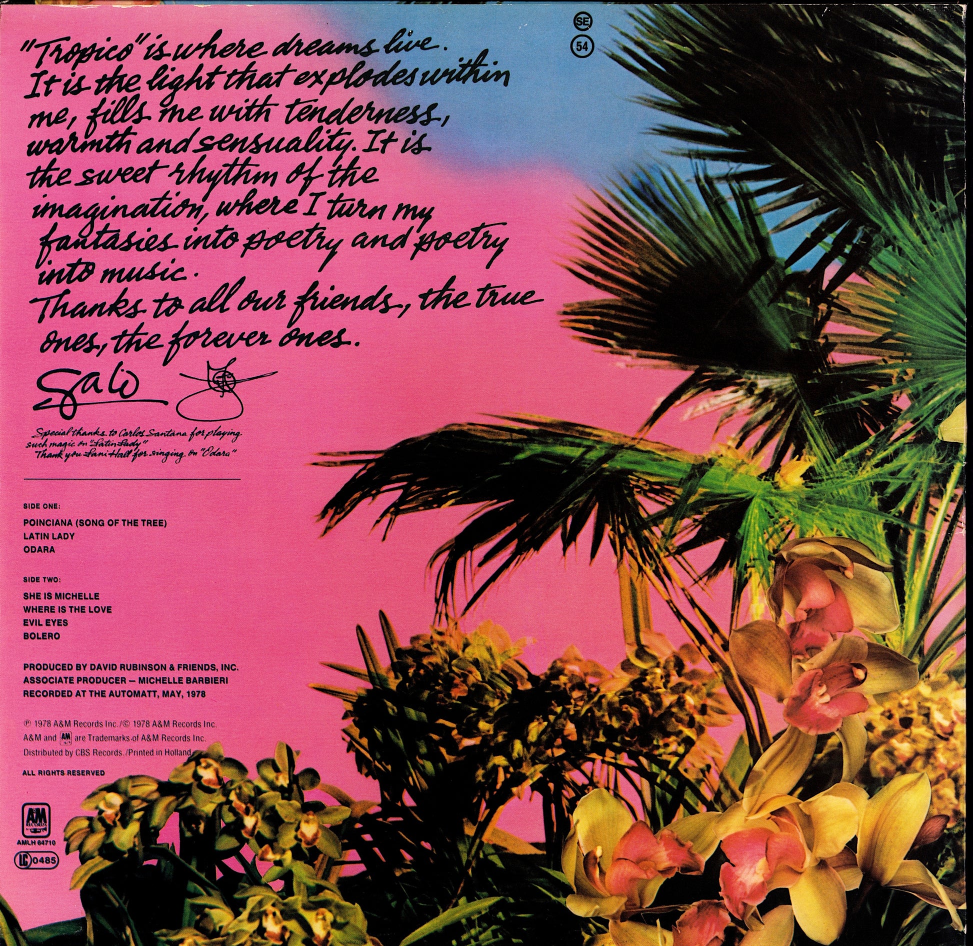Gato Barbieri ‎- Ruby Ruby Vinyl LP Kopie