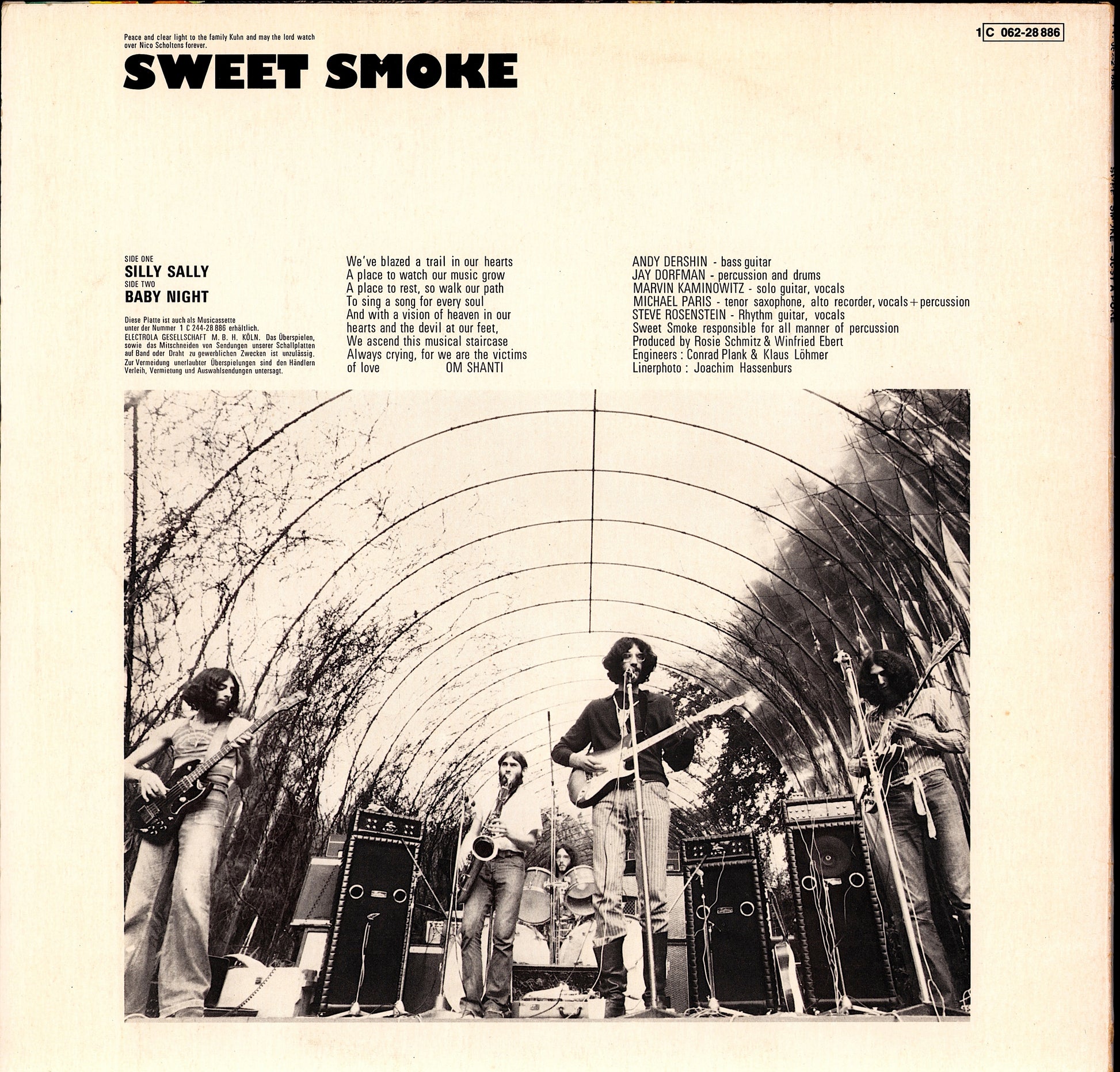 Sweet Smoke ‎- Just A Poke Vinyl LP