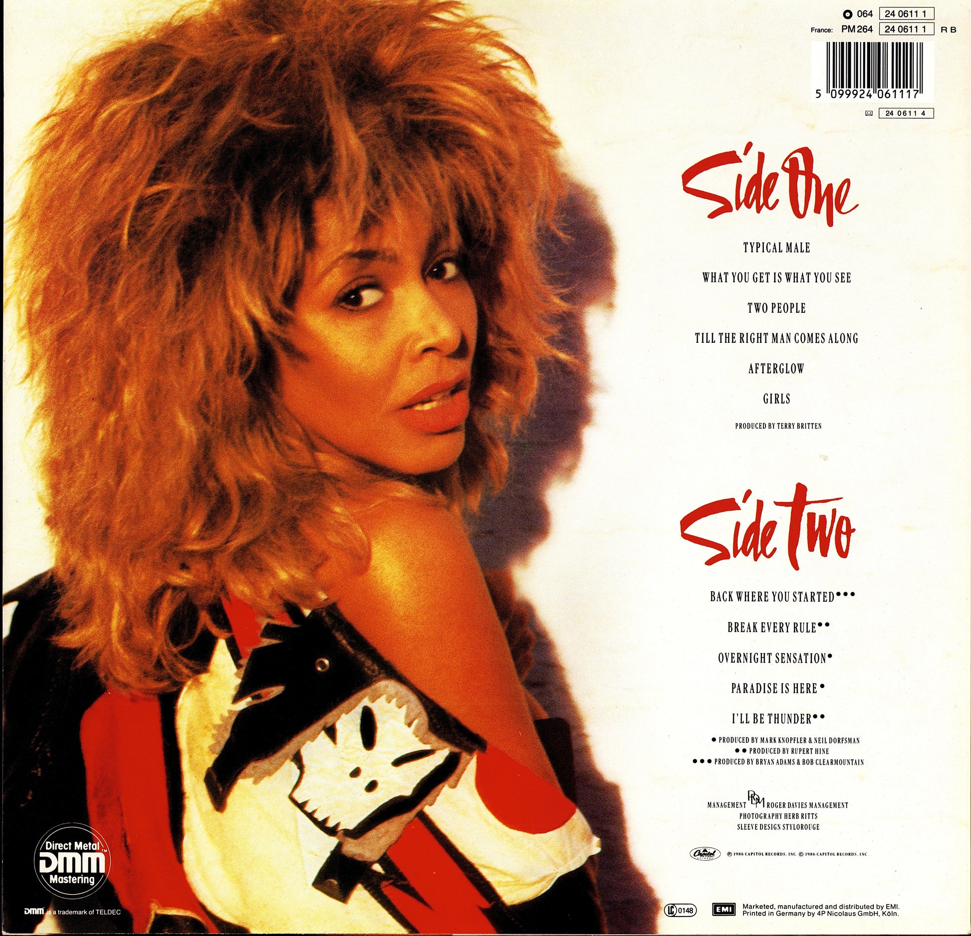 Tina Turner - Break Every Rule Vinyl LP Kopie