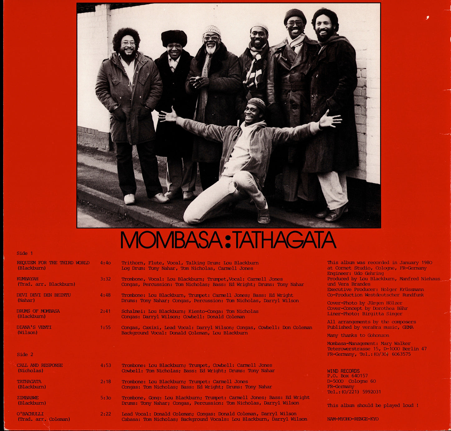 Mombasa - Tathagata Vinyl LP