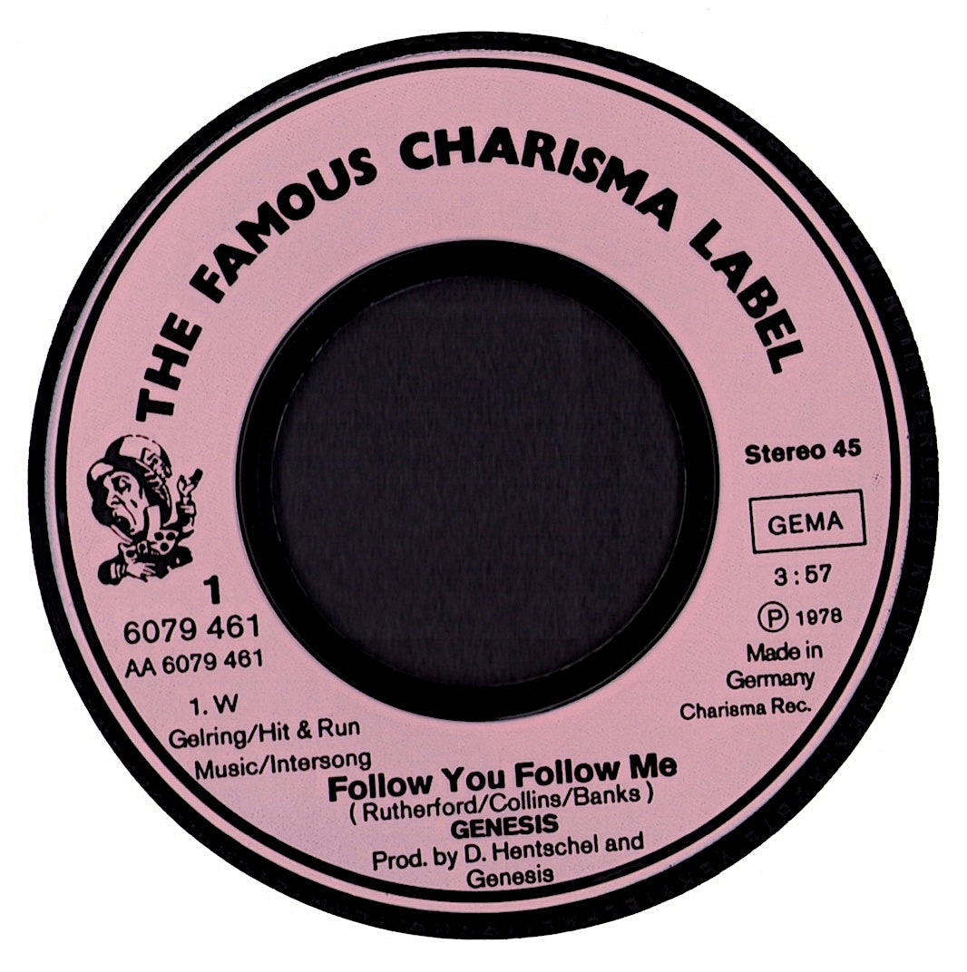 Genesis – Follow You Follow Me 7" Vinyl Single