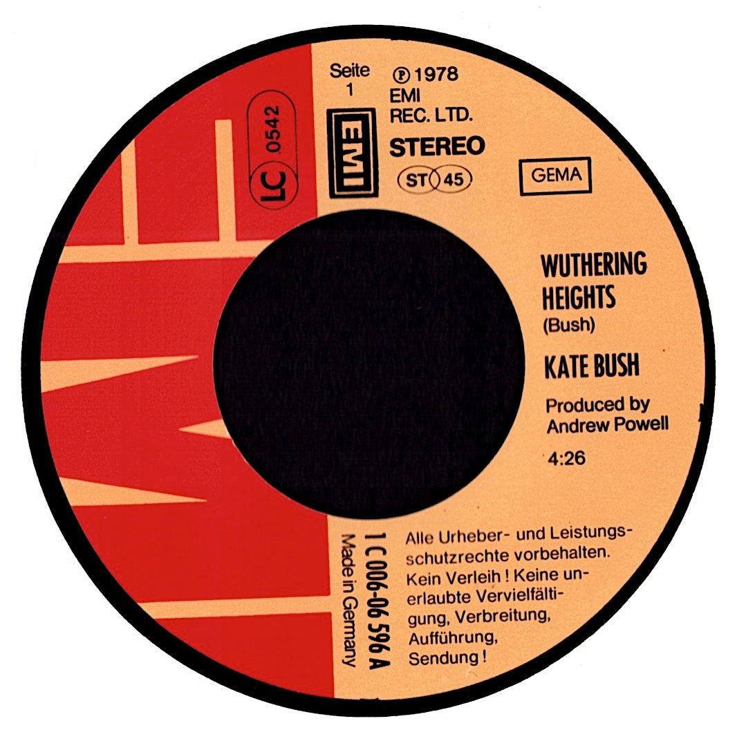 Kate Bush – Wuthering Heights 7" Vinyl Single