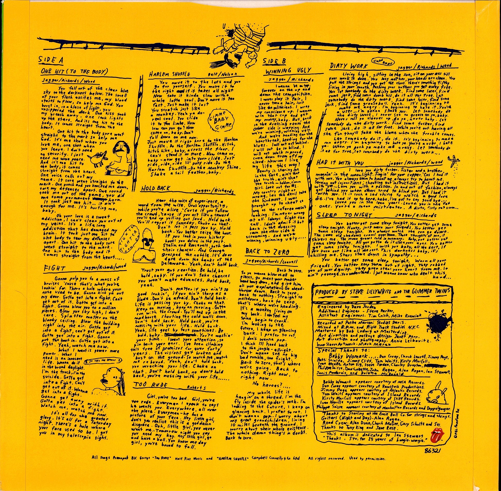 The Rolling Stones - Dirty Work Vinyl LP