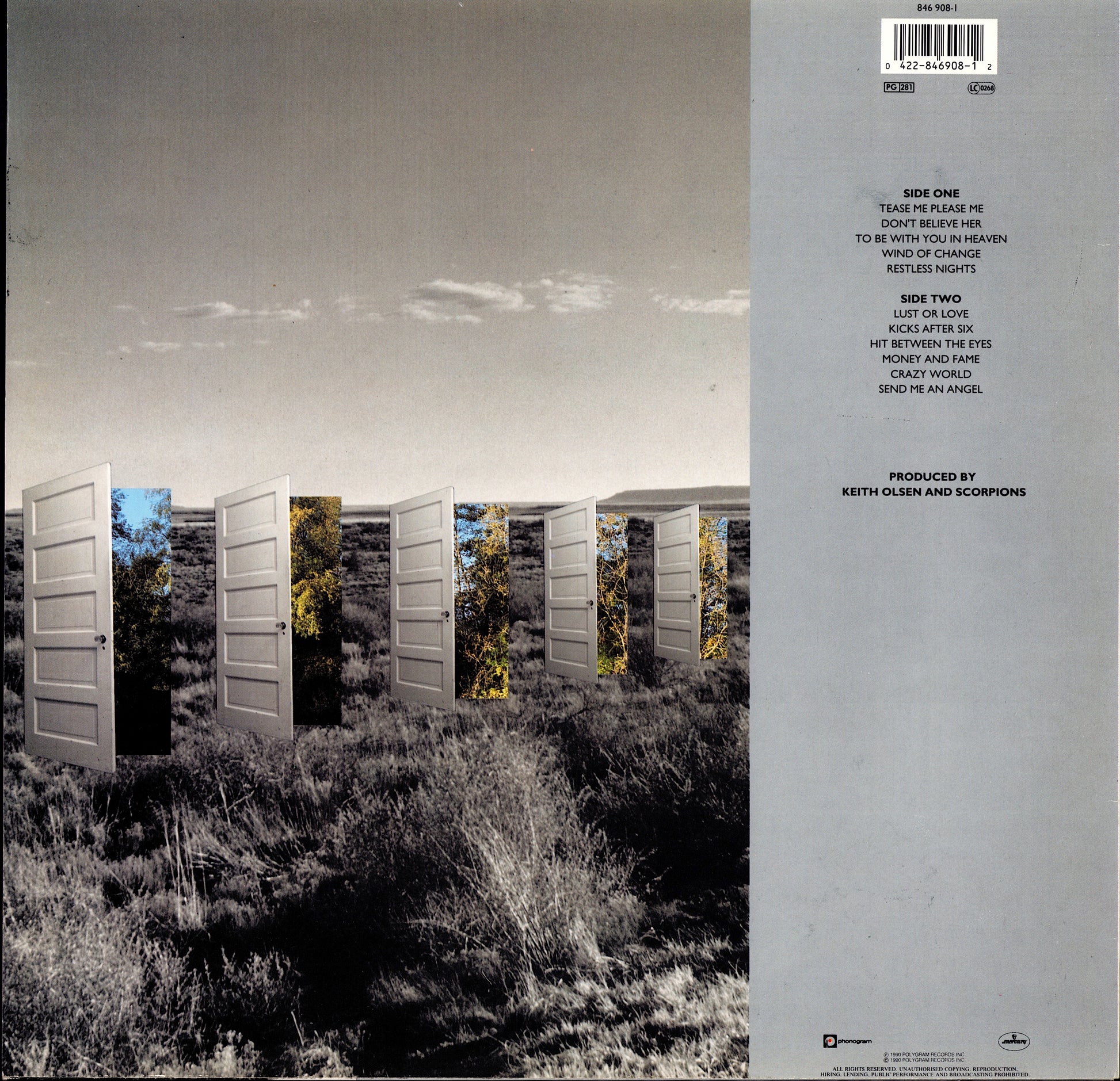 Scorpions - Crazy World - Artist Signed LP | Original Autographed Vinyl