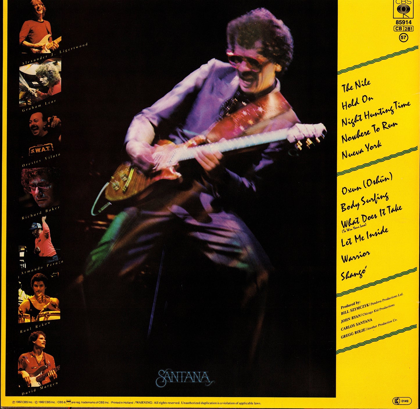 Santana - Shangó Vinyl LP