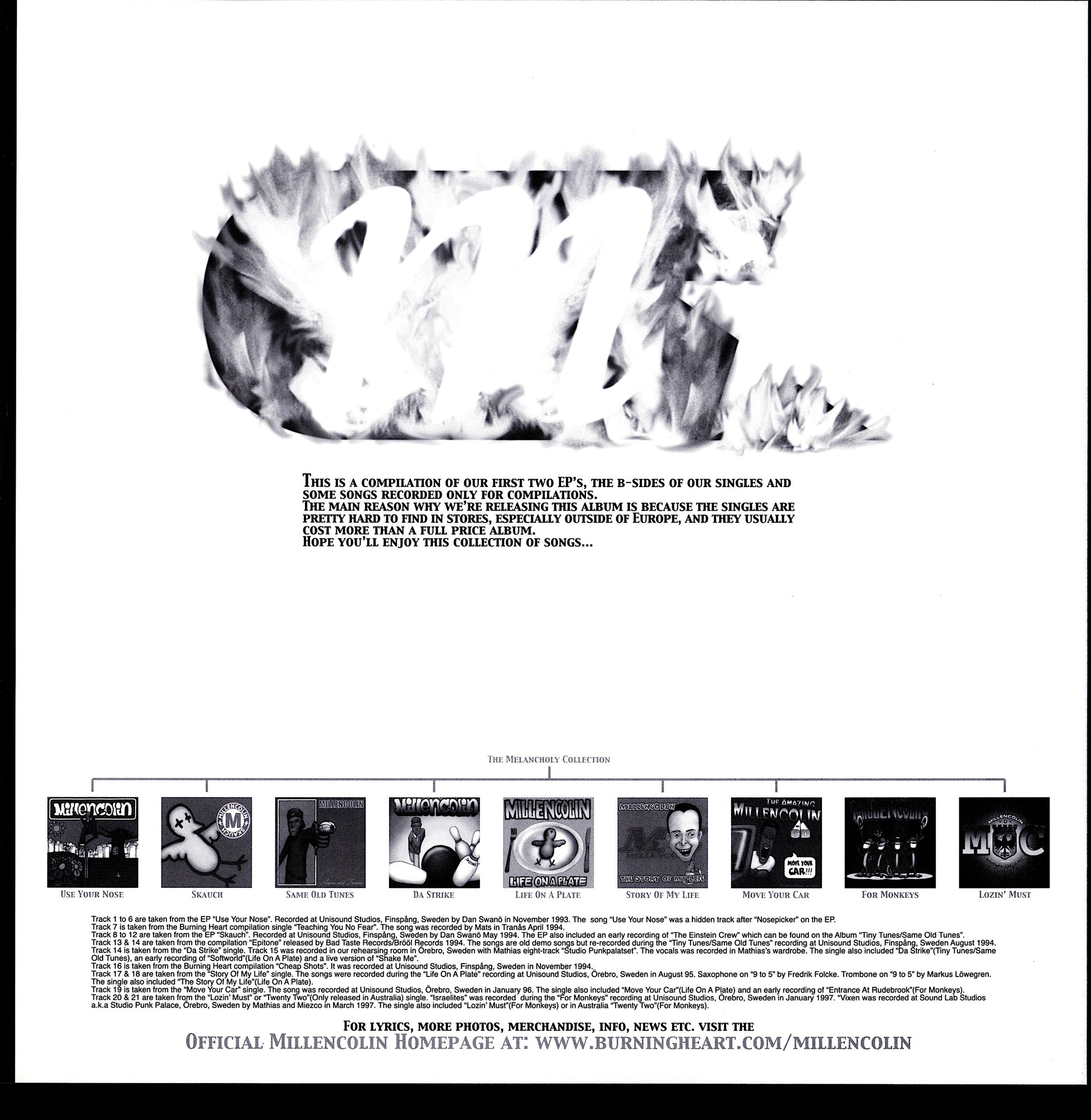 Millencolin – The Melancholy Collection Vinyl LP