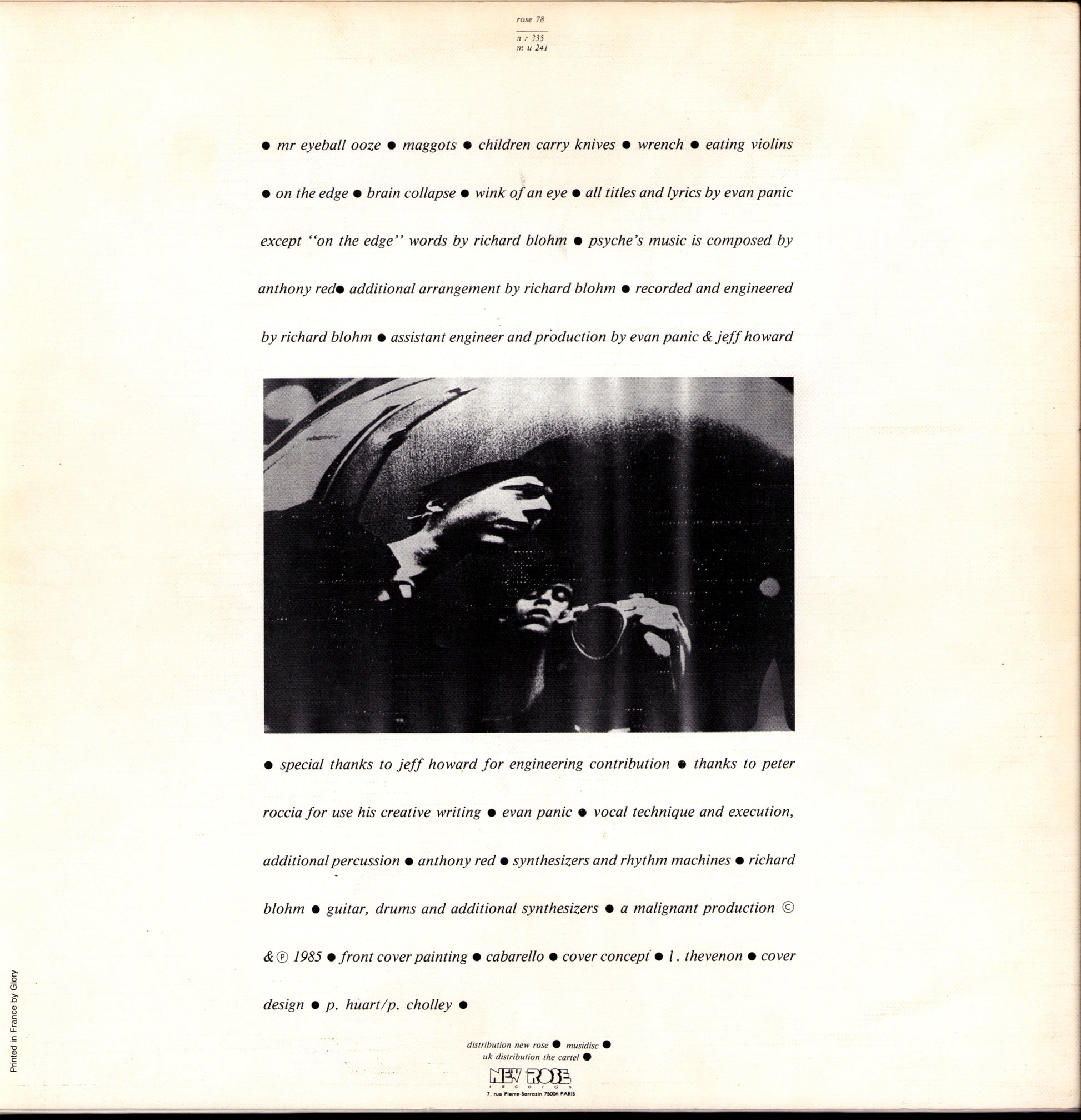 Psyche - Insomnia Theatre Vinyl 2LP