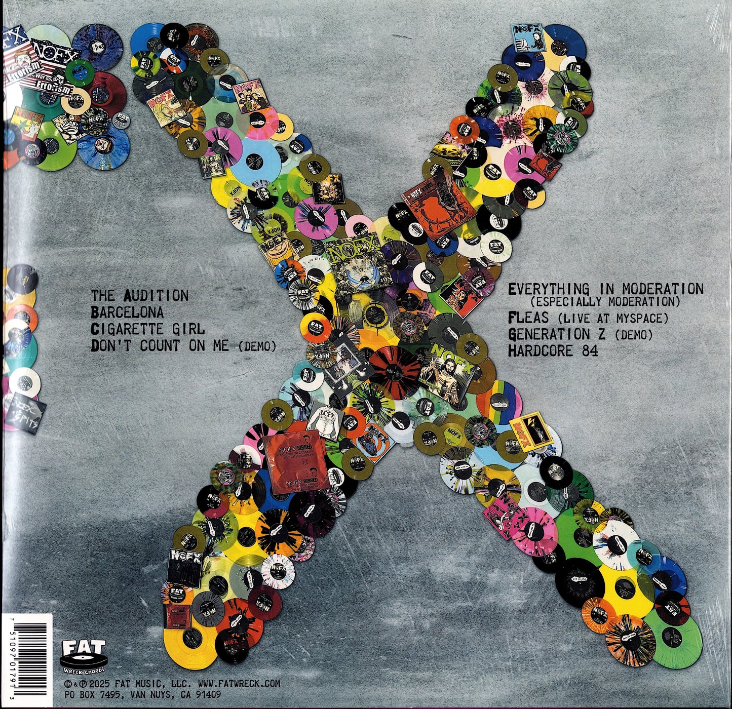 NOFX – A To H Black Vinyl LP Edition