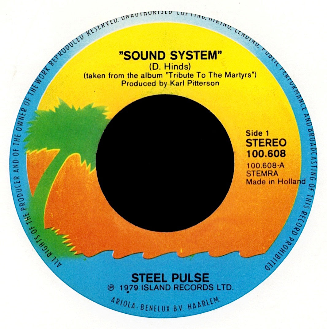 Steel Pulse – Sound System 7" Vinyl Single