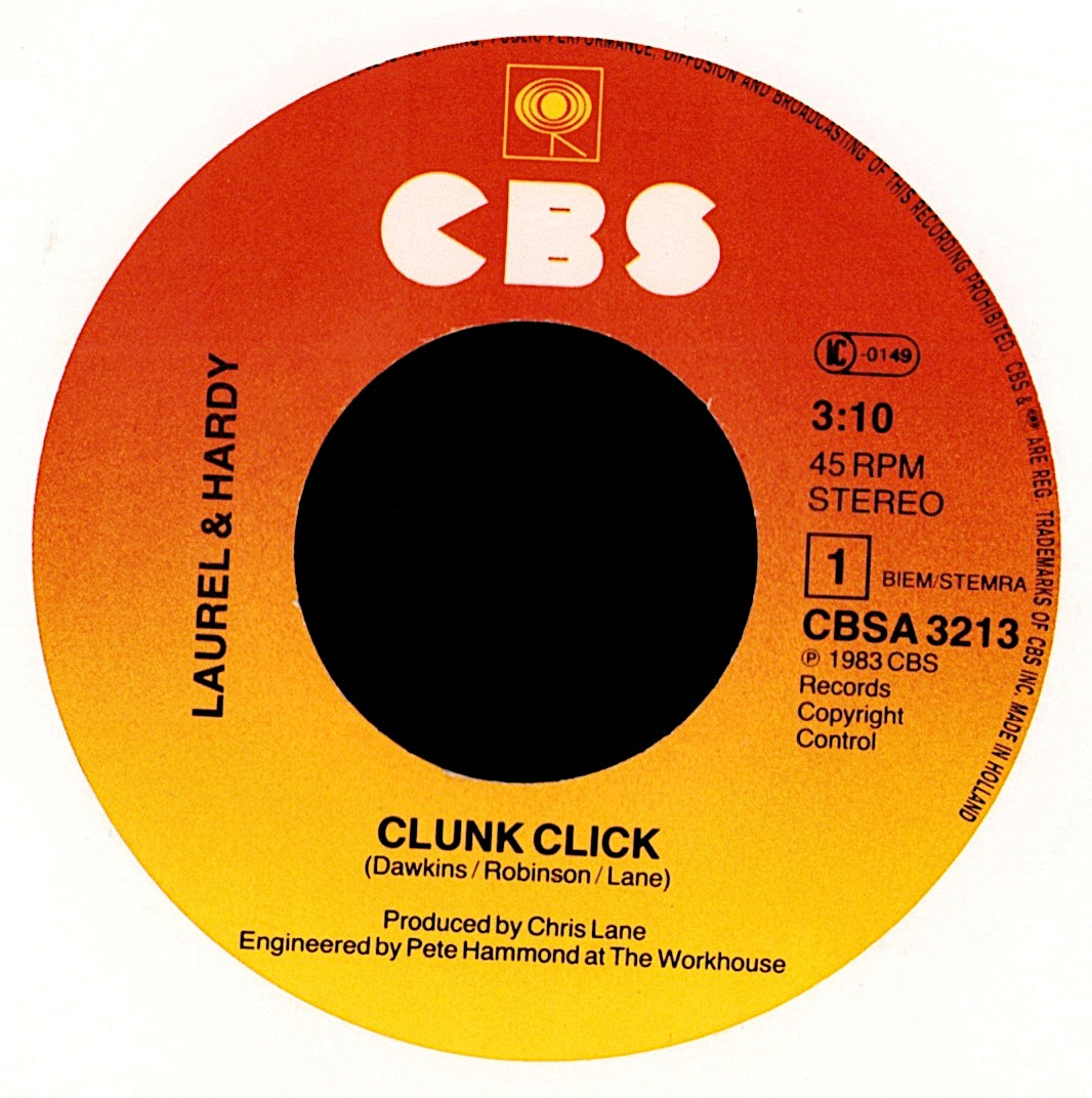 Laurel & Hardy – Clunk Click 7" Vinyl Single