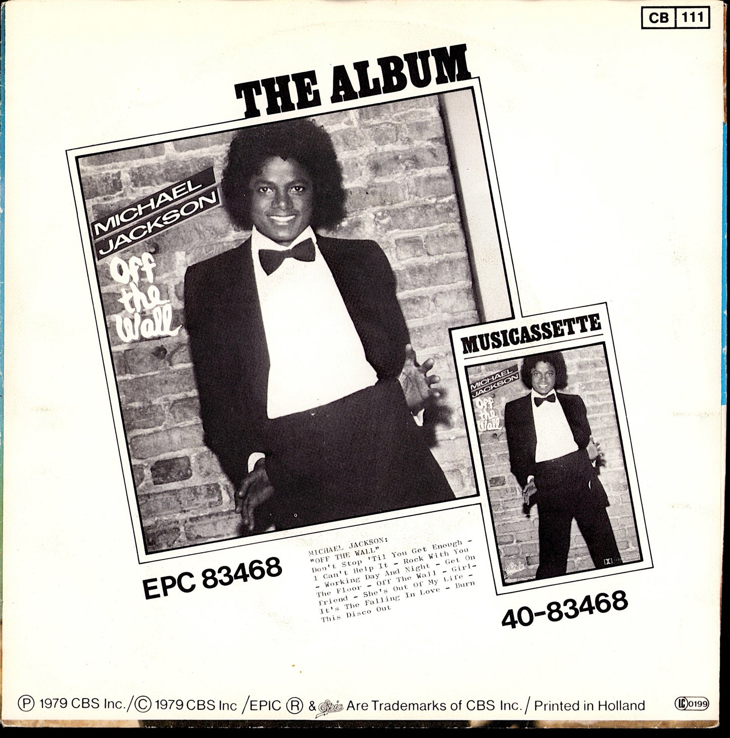 Michael Jackson – Don't Stop 'Til You Get Enough 7" Vinyl Single