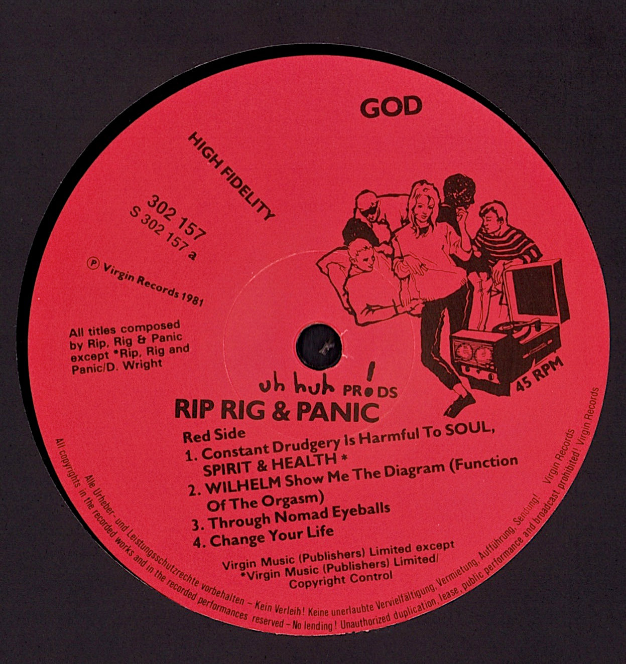 Rip Rig + Panic – God Vinyl 2LP
