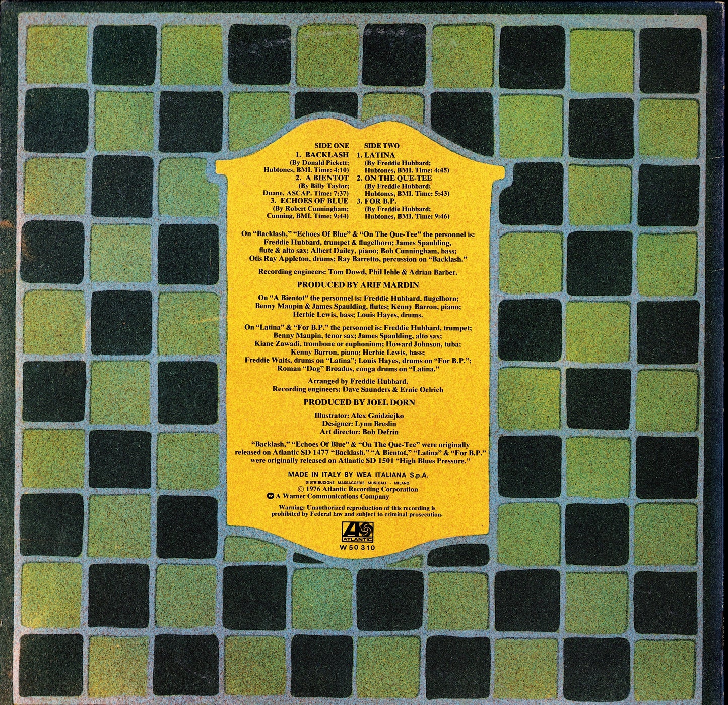 Freddie Hubbard – Echoes Of Blue Vinyl LP