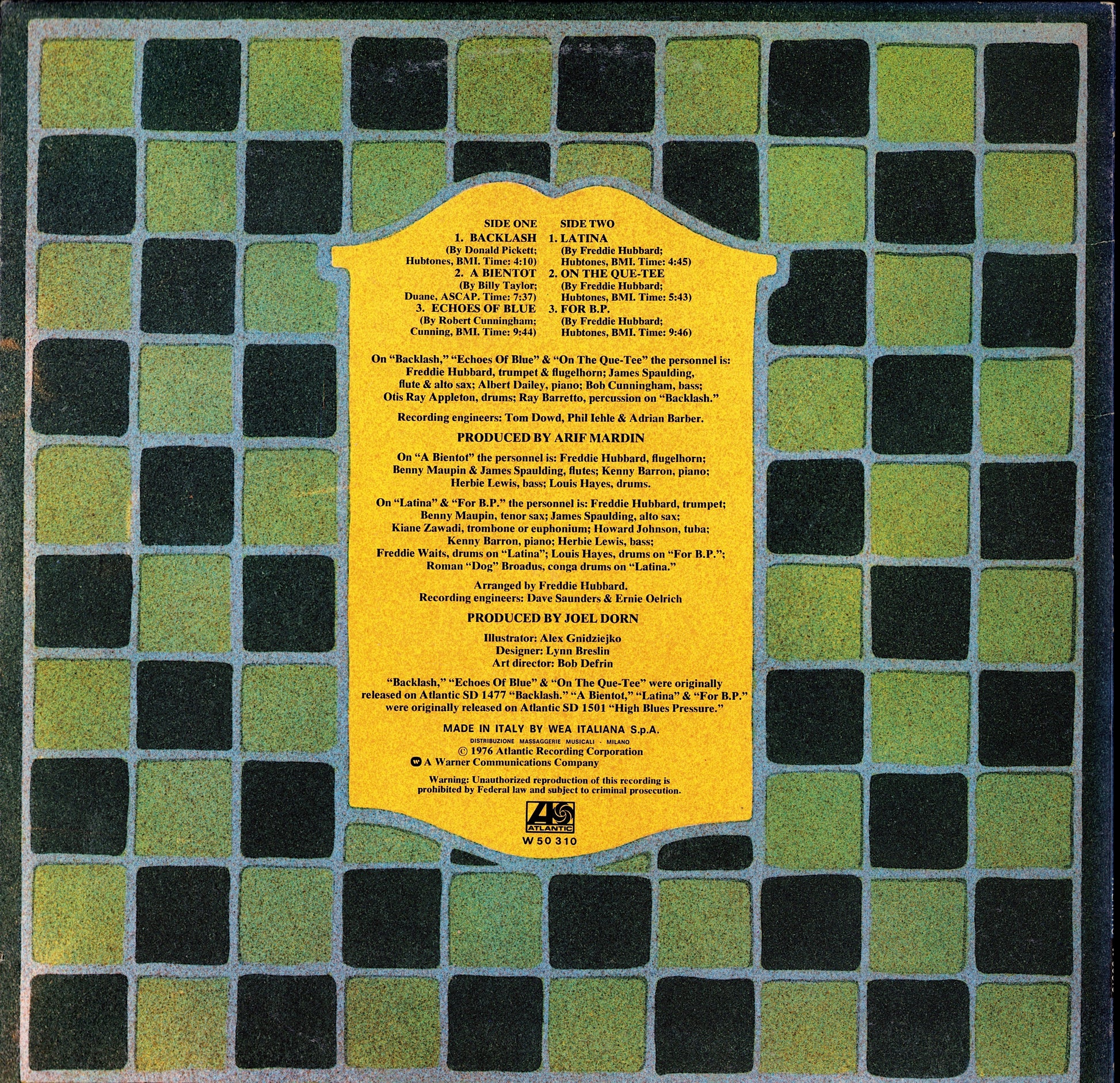 Freddie Hubbard – Echoes Of Blue Vinyl LP