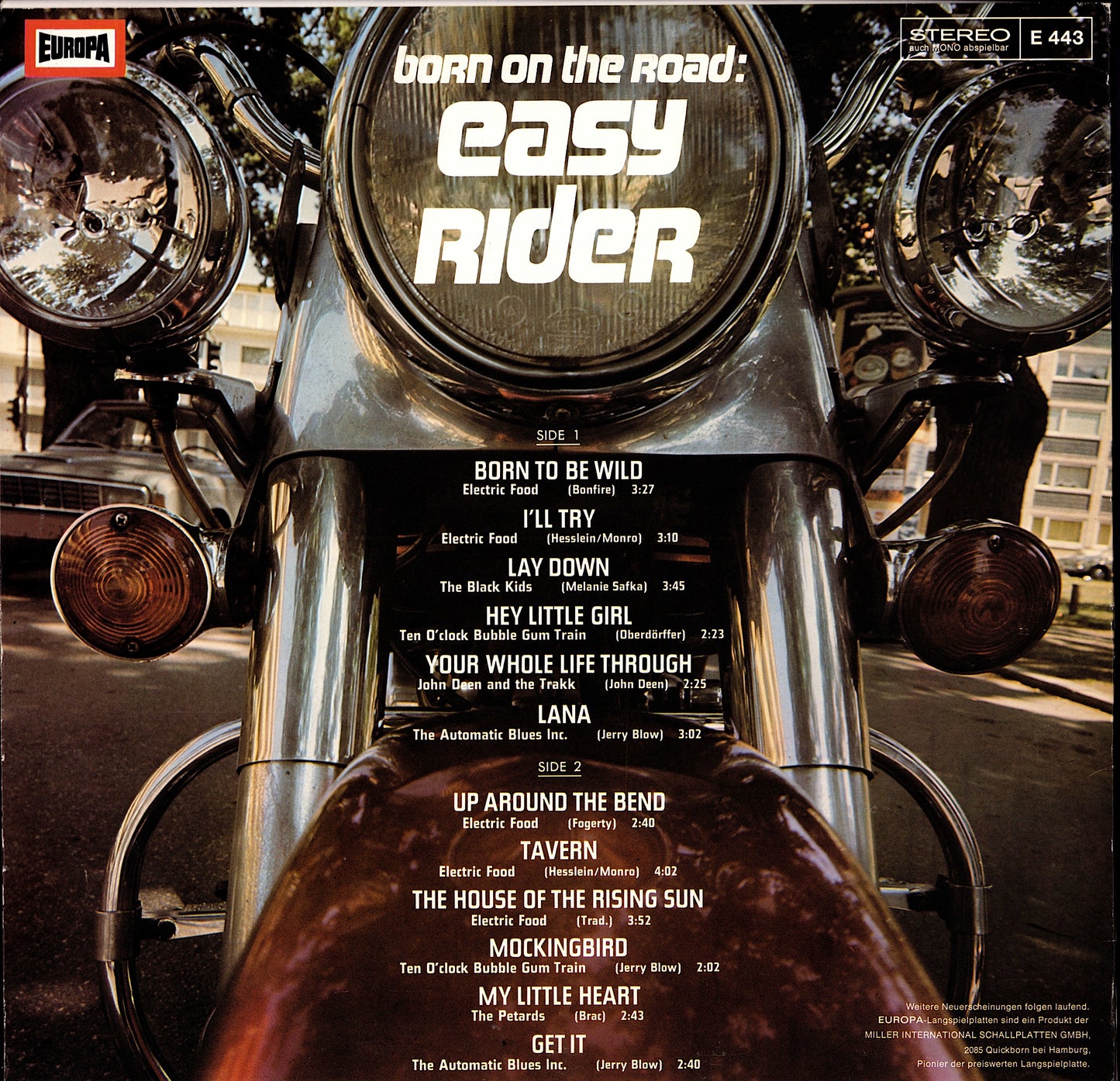 Easy Rider - Songs As Performed In The Motion Picture VInyl LP Kopie