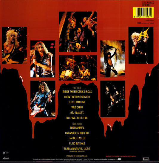 W.A.S.P. - Live... In The Raw (Vinyl LP | EU Original | 1987)