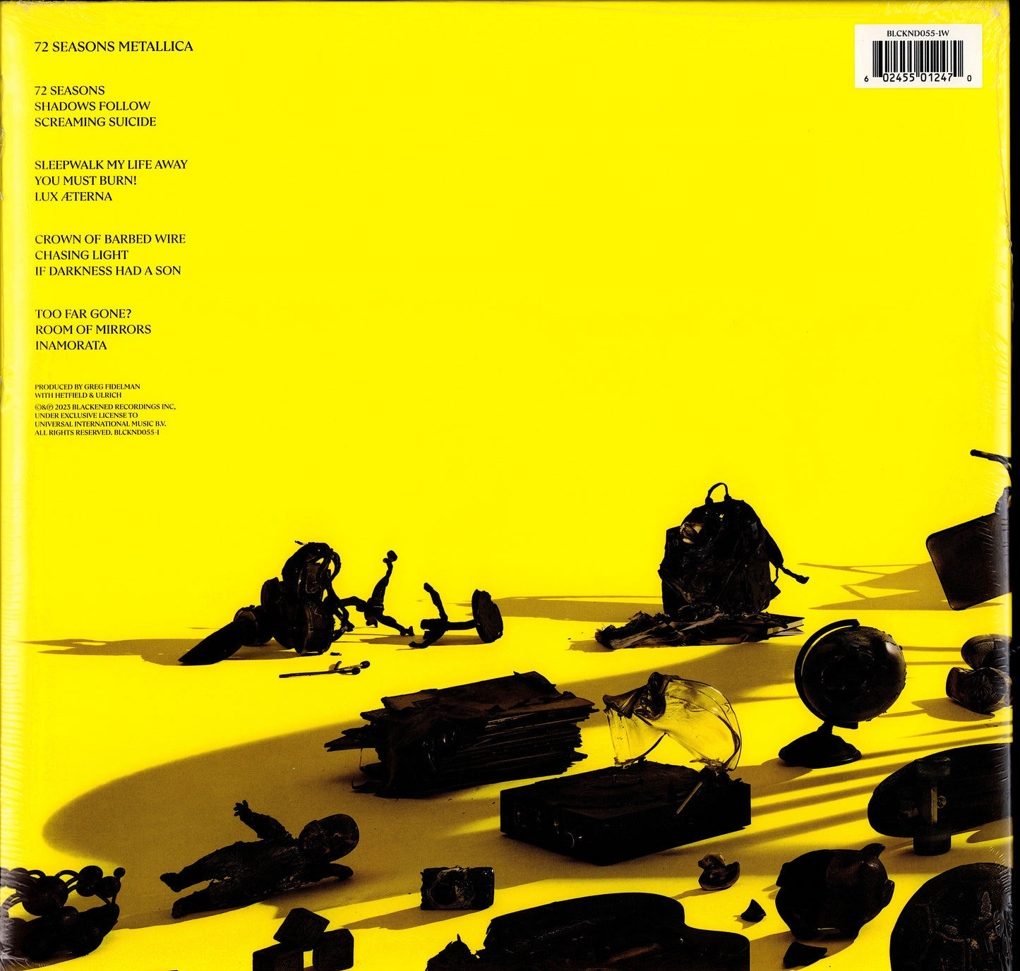 Metallica - 72 Seasons Yellow And Black Marbled Vinyl 2LP