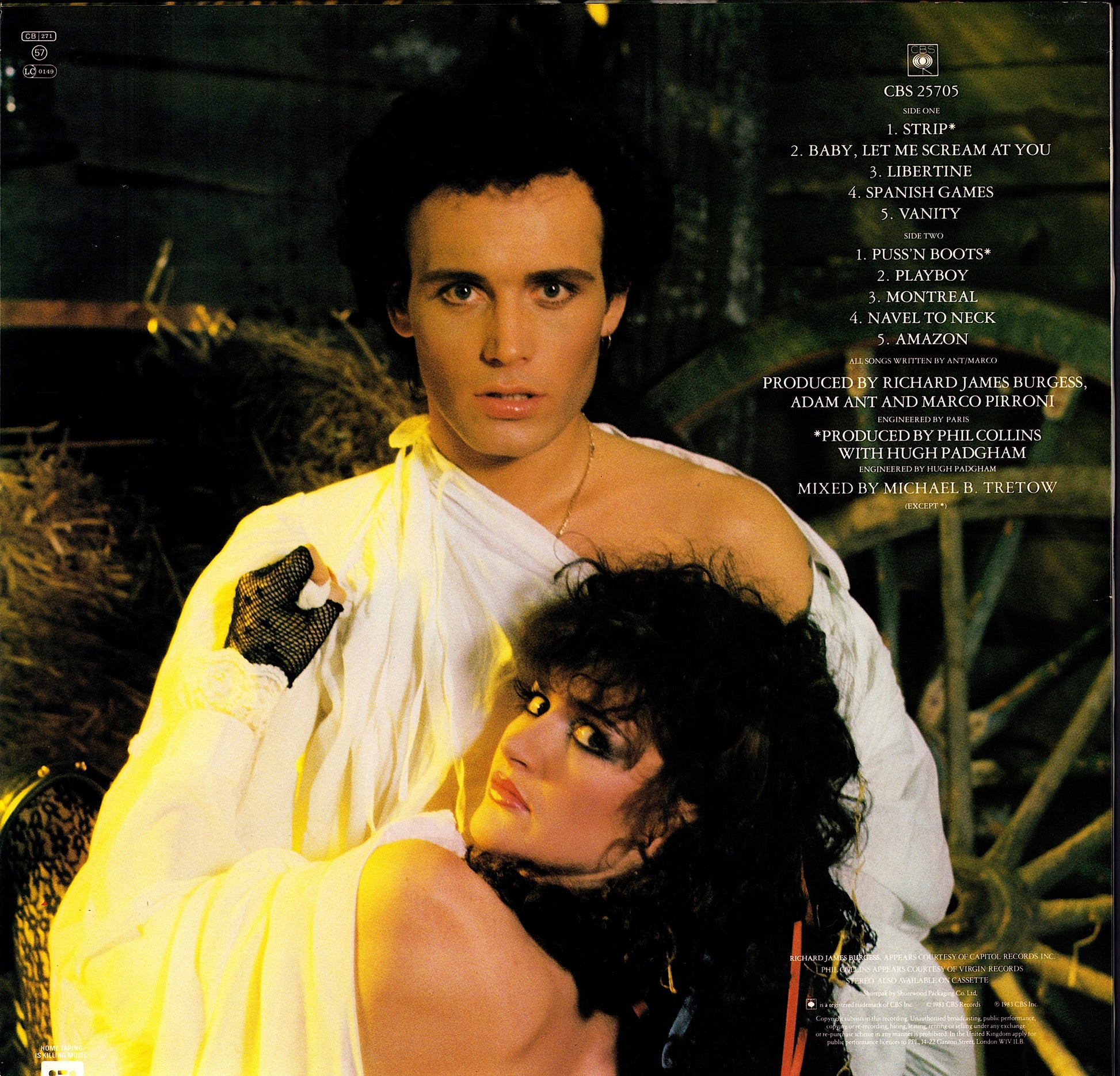 Adam Ant - Strip Vinyl LP | UK Original | 1983
