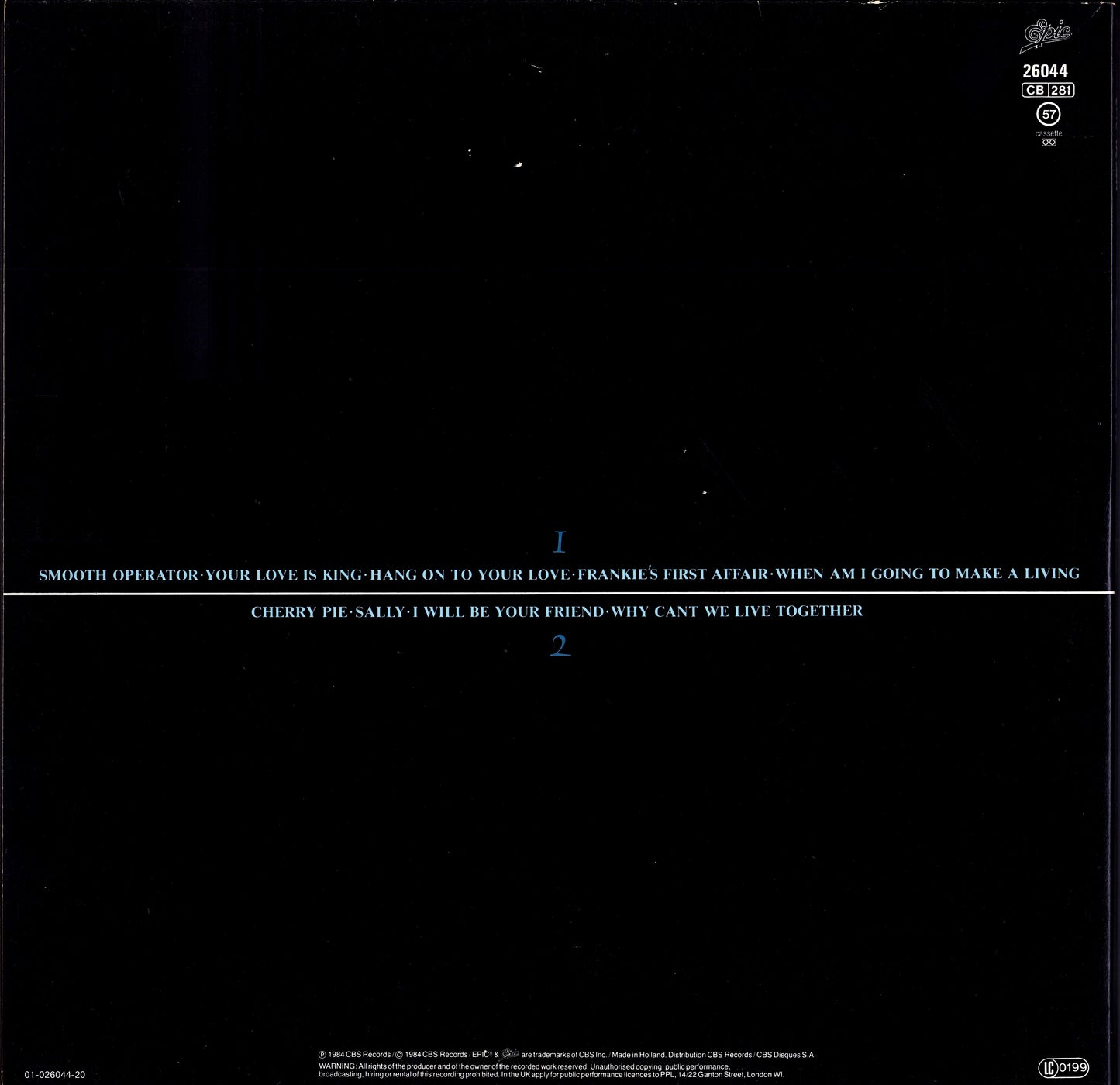 Sade - Diamond Life Vinyl LP | EU Repress