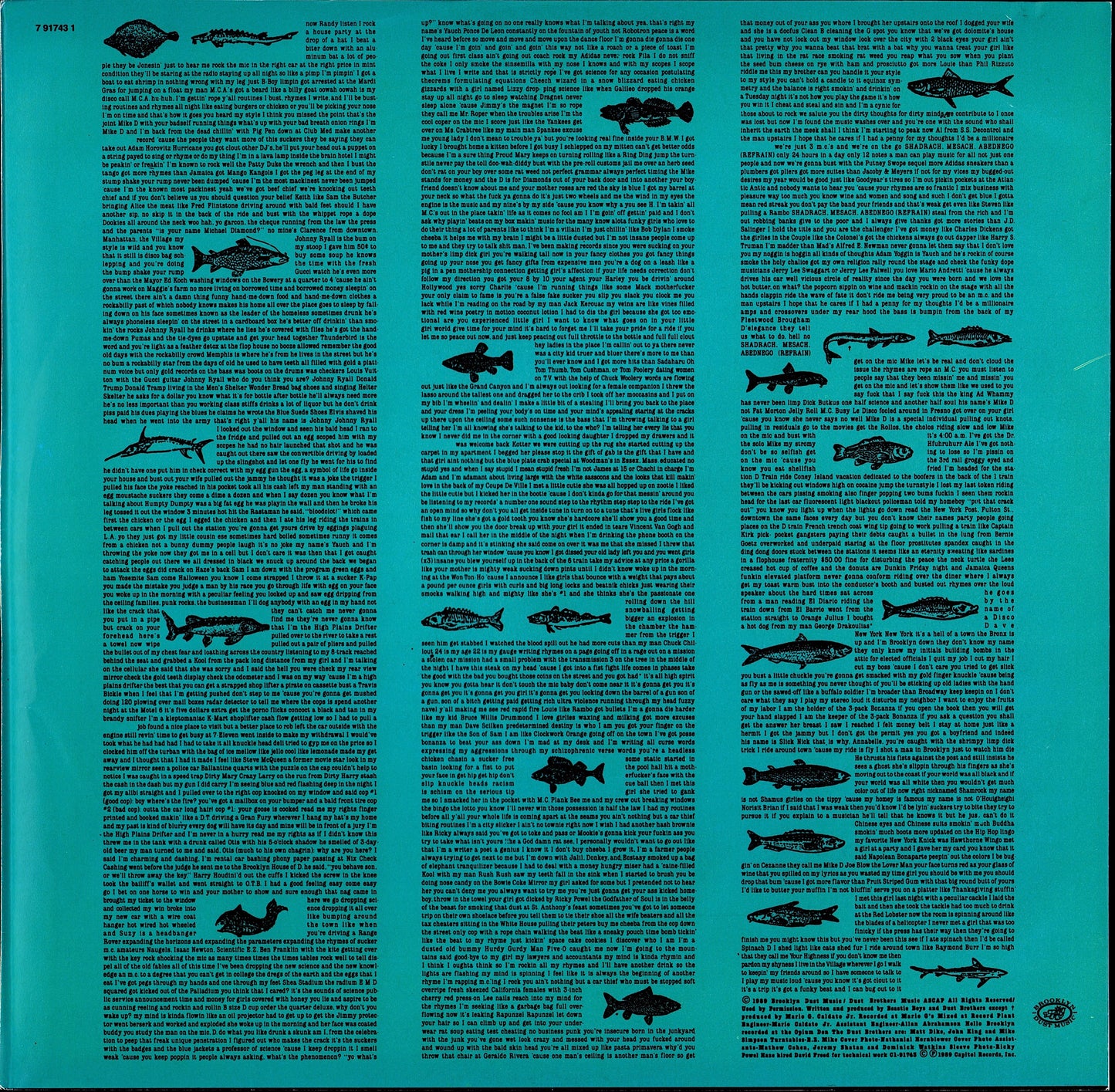 Beastie Boys ‎– Paul's Boutique Vinyl LP