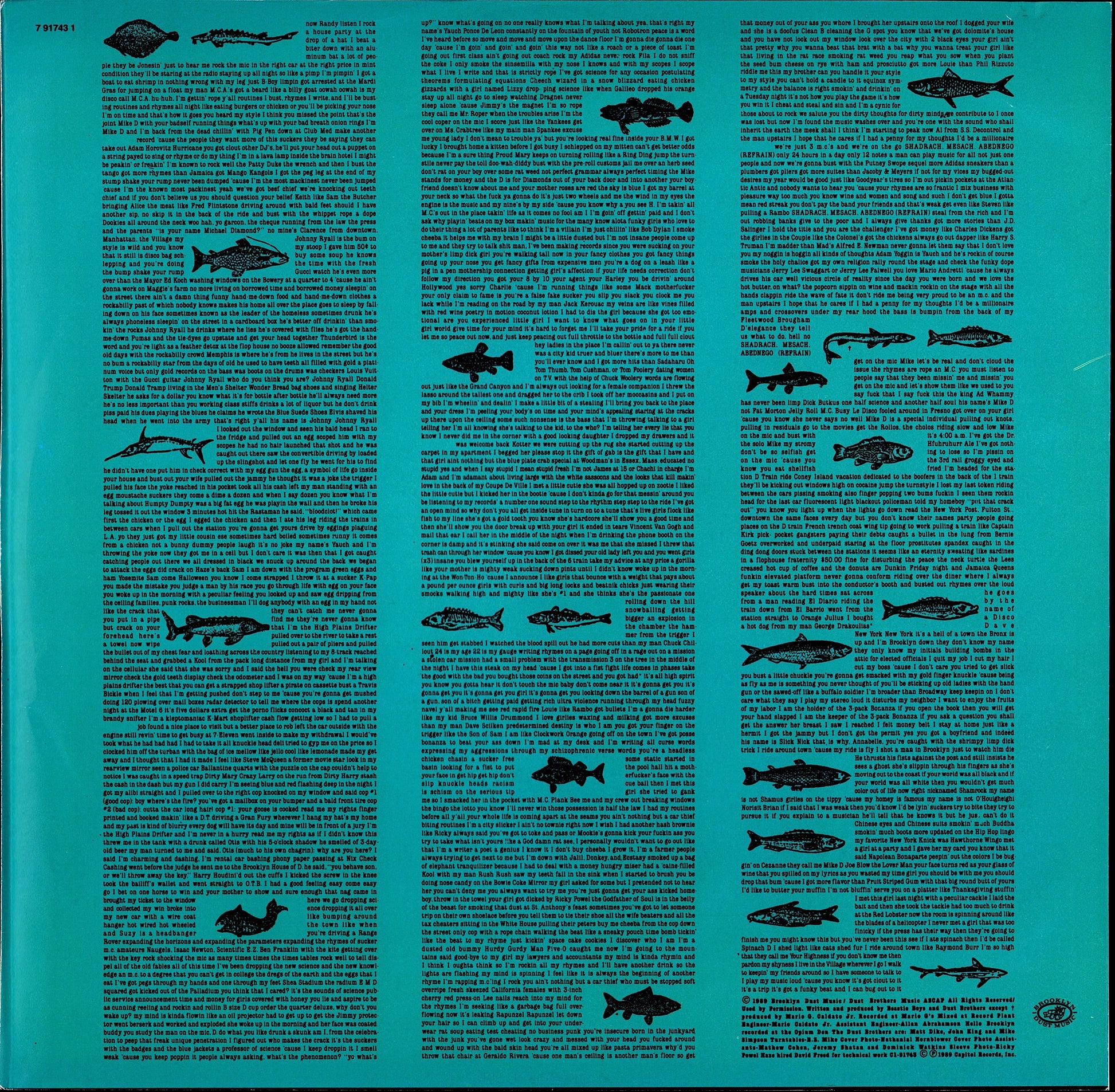 Beastie Boys ‎– Paul's Boutique Vinyl LP