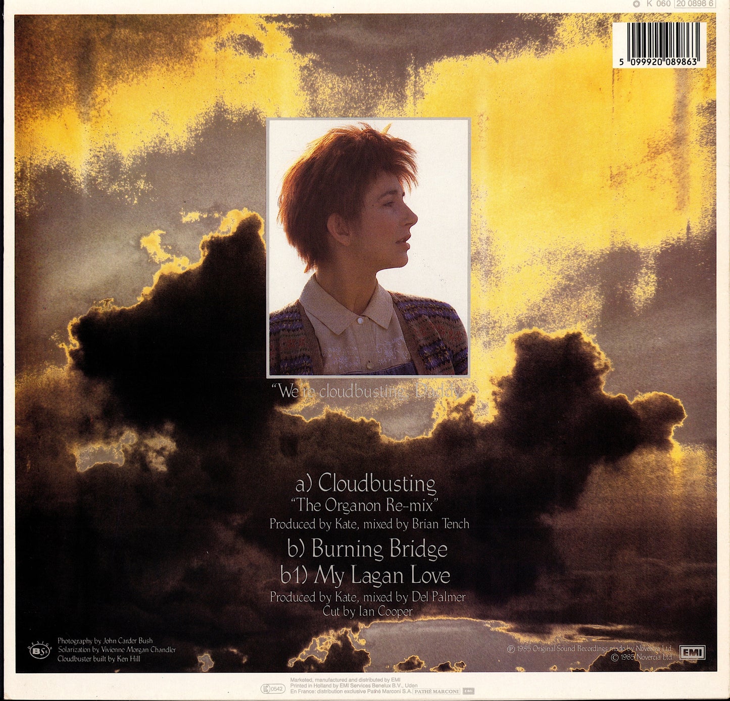 Kate Bush - Cloudbusting (12" Single | EU Original | 1985)