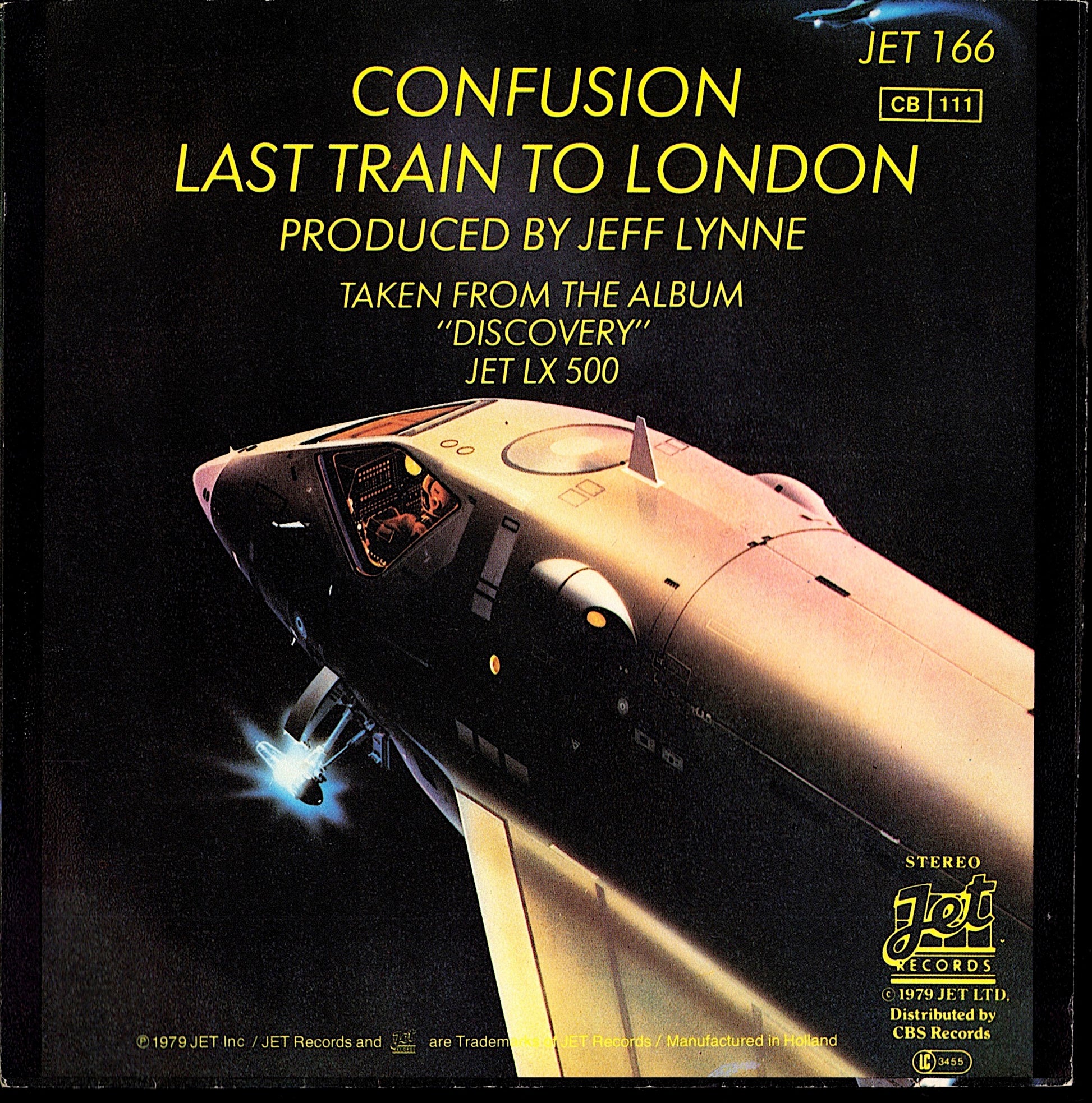 The Electric Light Orchestra – Last Train To London / Confusion 7" Vinyl Single