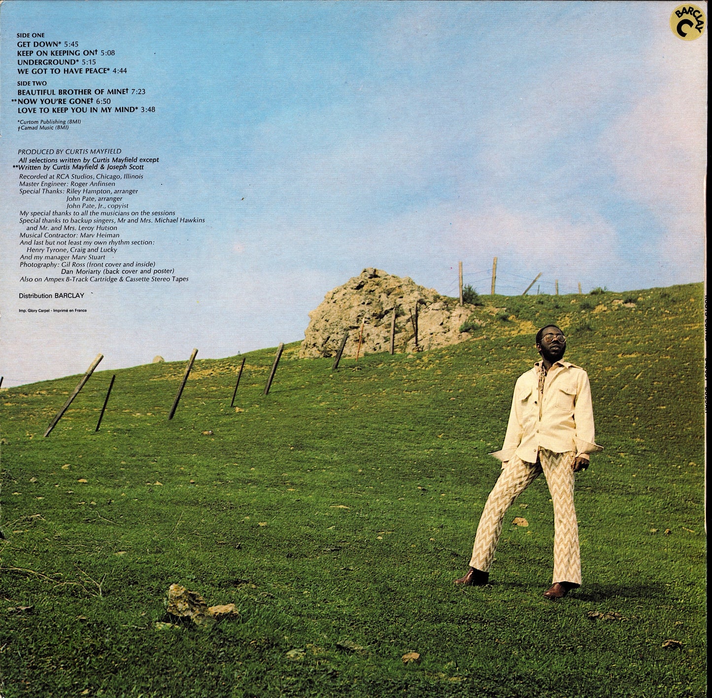 Curtis Mayfield – Got To Find A Way Vinyl LP Kopie