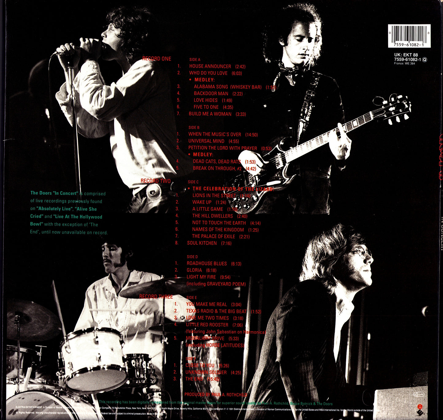 The Doors - Weird Scenes Inside The Gold Mine Vinyl 2LP EU Kopie