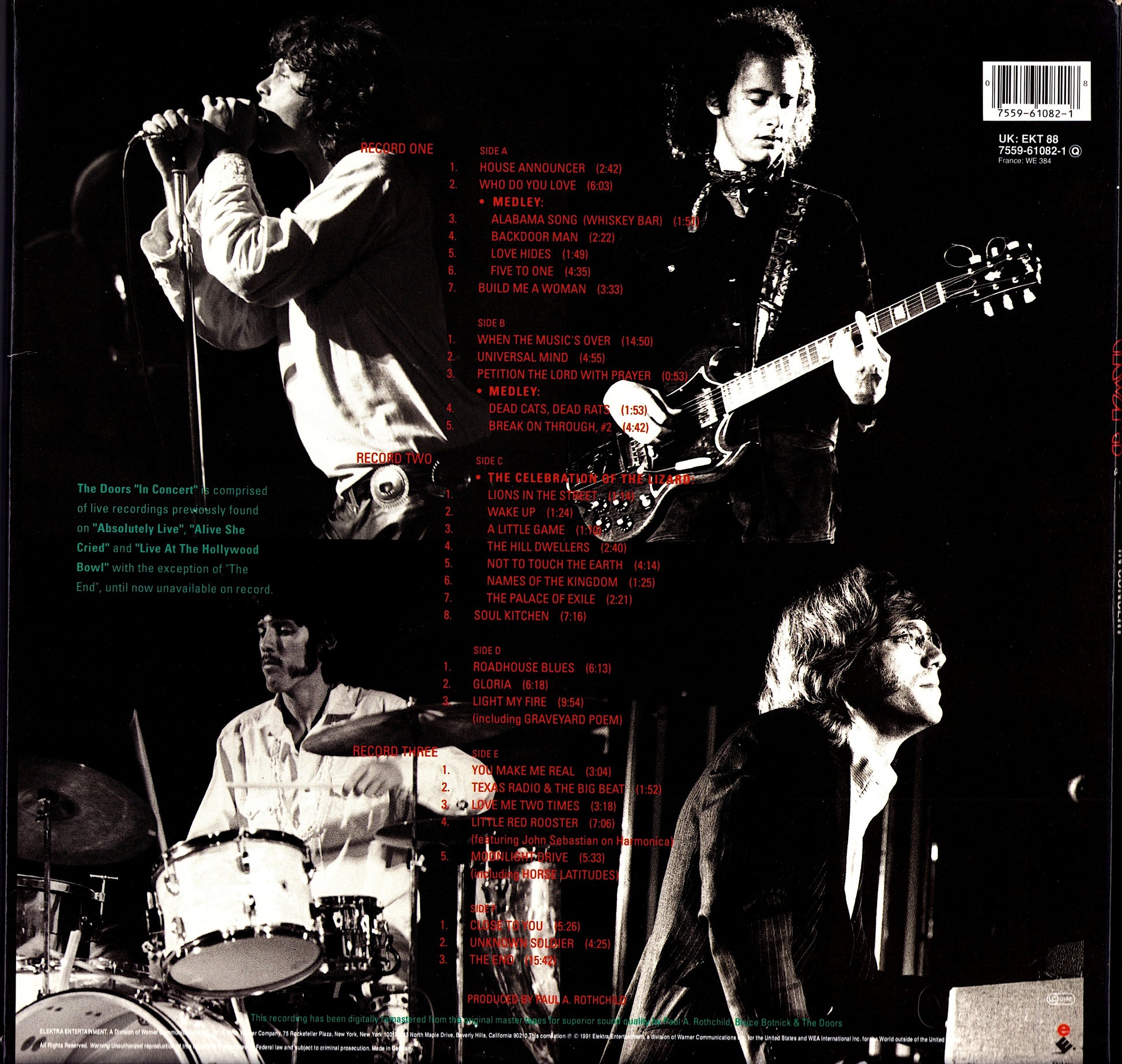 The Doors - Weird Scenes Inside The Gold Mine Vinyl 2LP EU Kopie