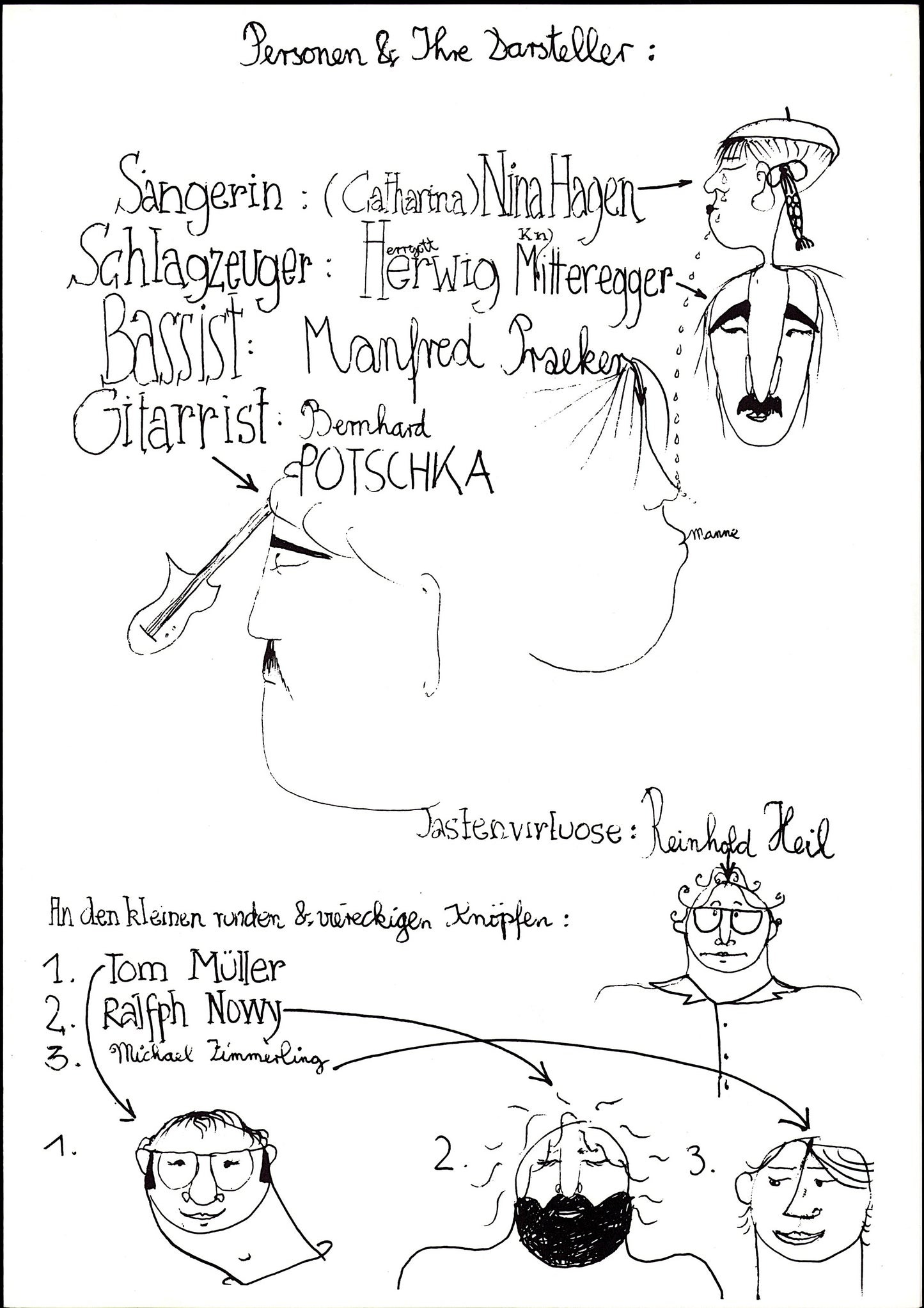 Nina Hagen Band – Nina Hagen Band Vinyl LP Kopie