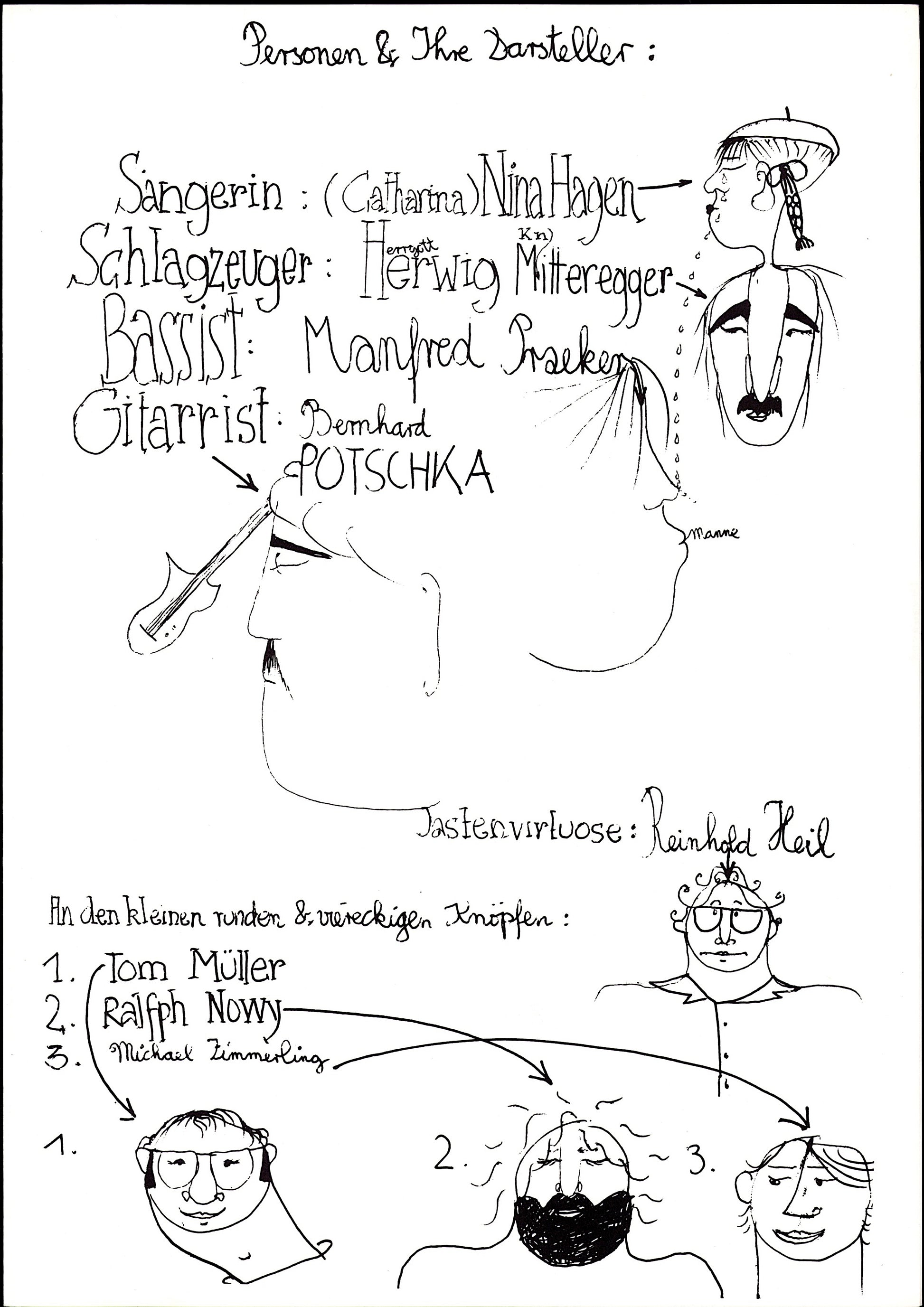 Nina Hagen Band – Nina Hagen Band Vinyl LP Kopie