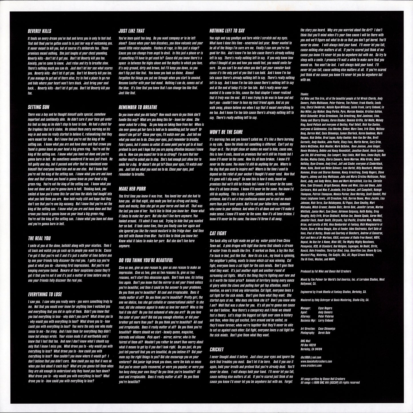 Dance Hall Crashers – Purr Vinyl LP