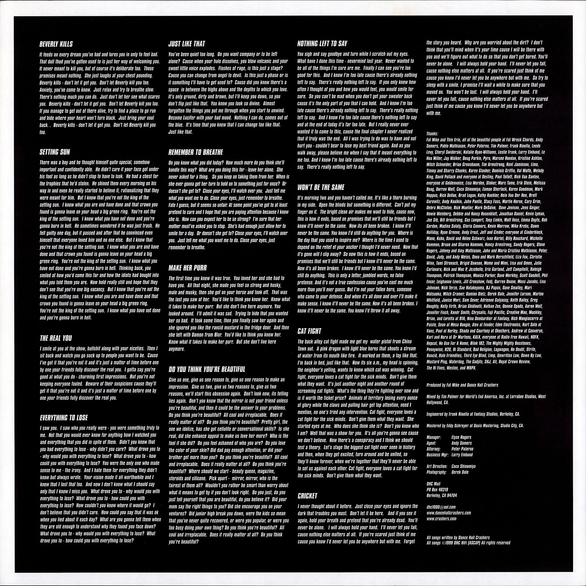 Dance Hall Crashers – Purr Vinyl LP