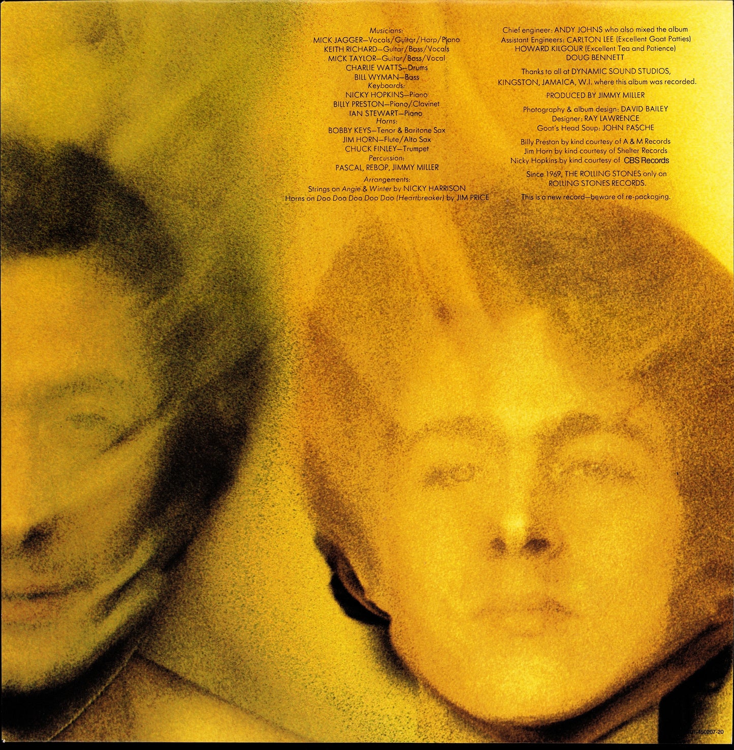 The Rolling Stones ‎- Goat's Head Soup Vinyl LP