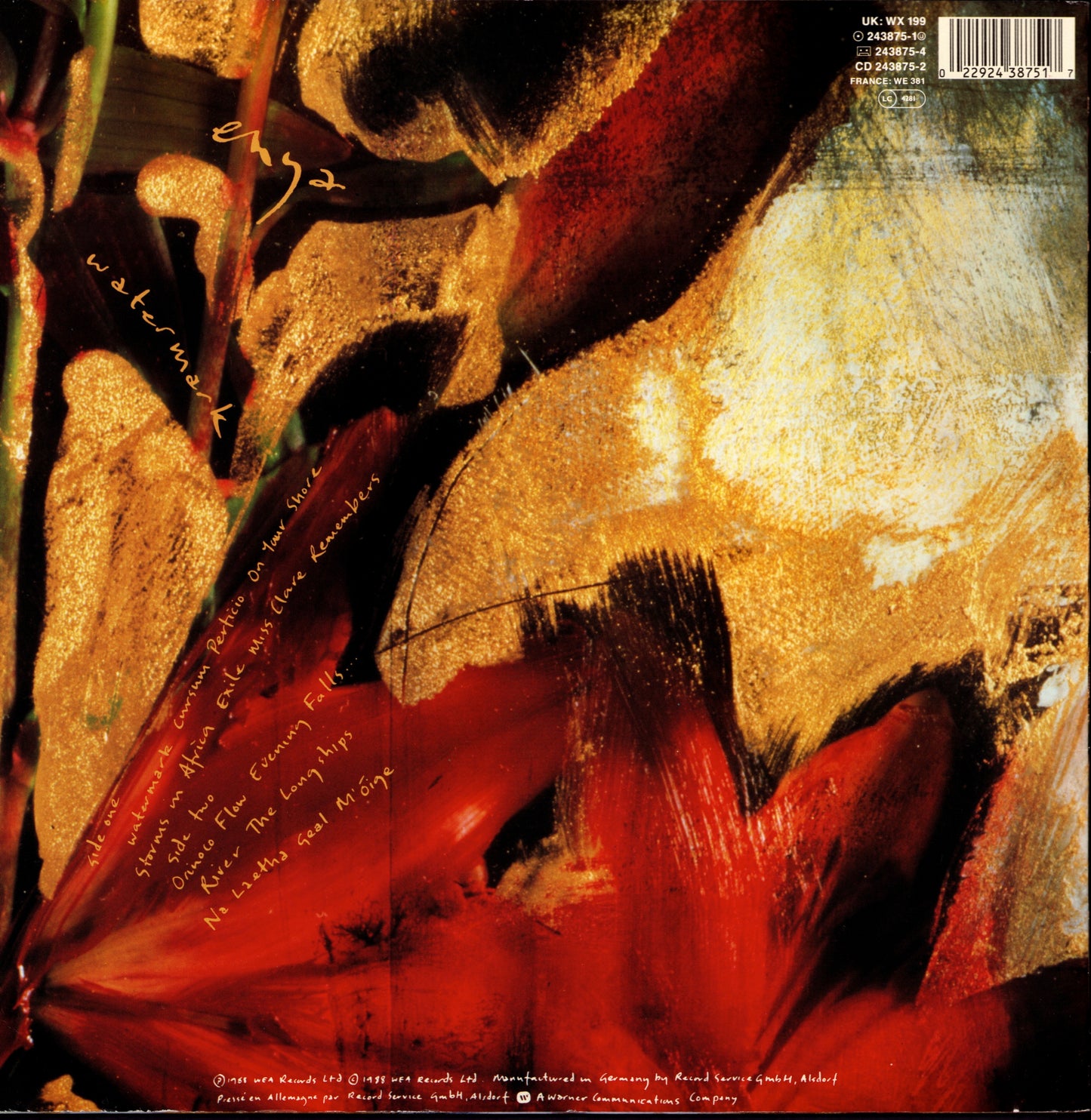 Enya ‎- Watermark Vinyl LP