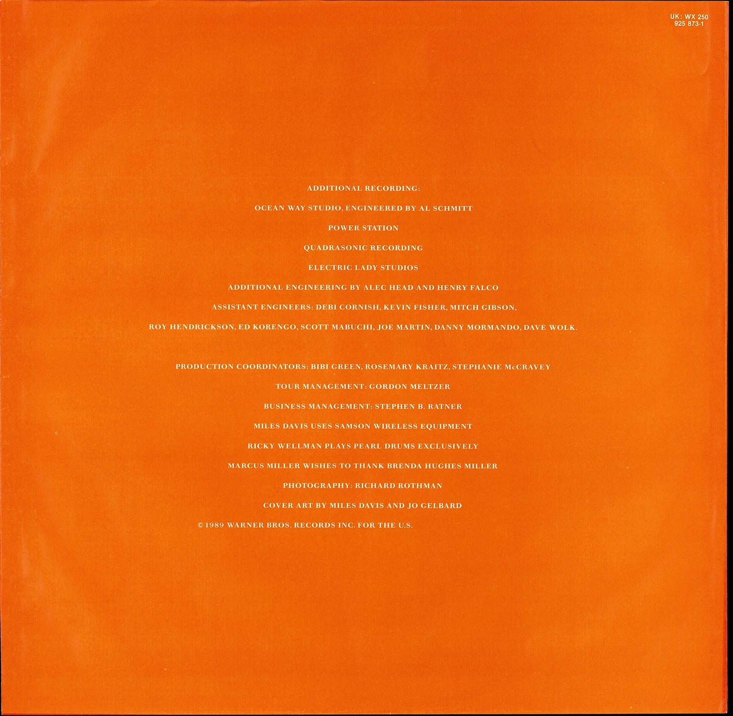 Miles Davis - Amandla Vinyl LP