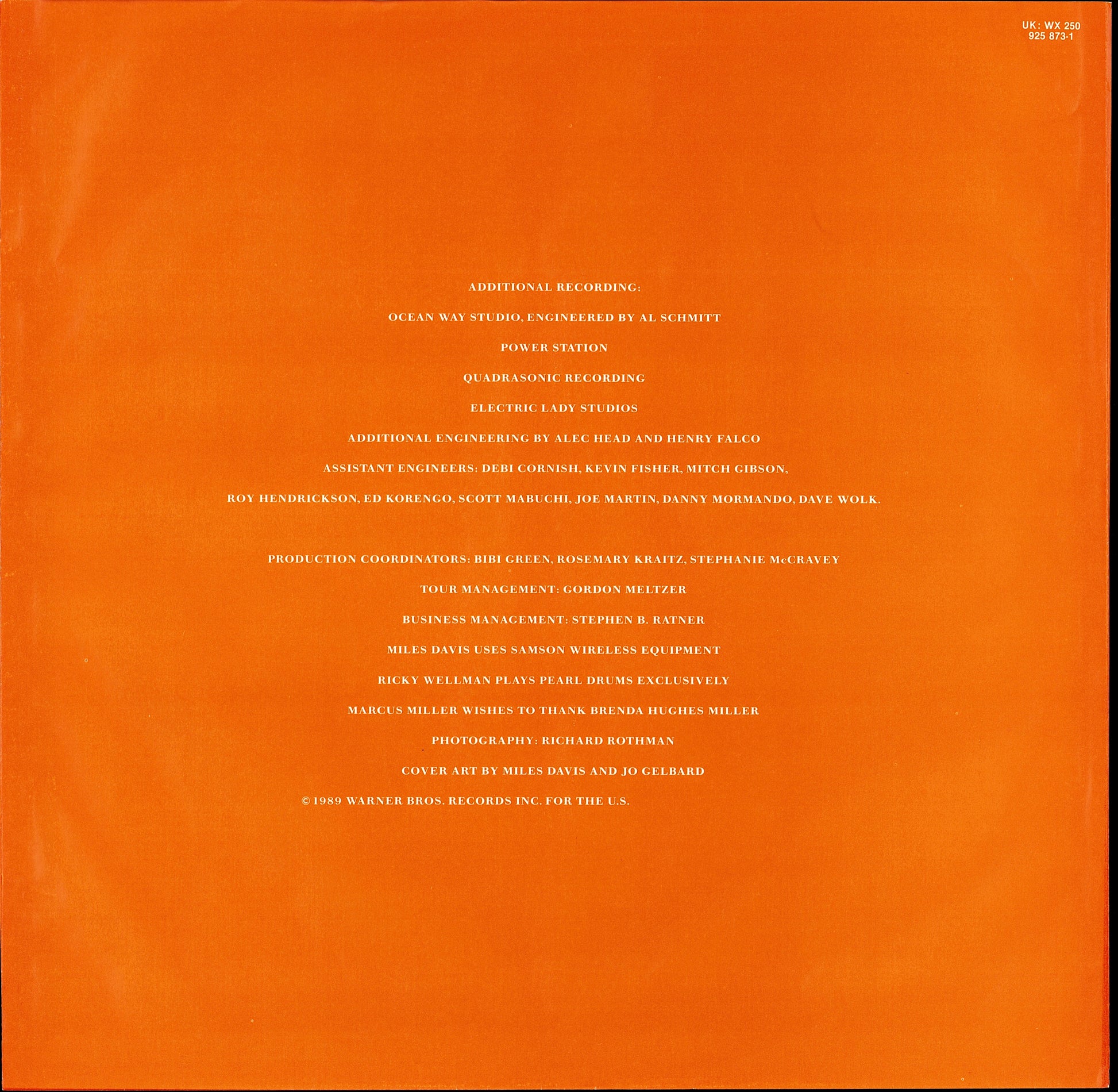 Miles Davis - Amandla Vinyl LP