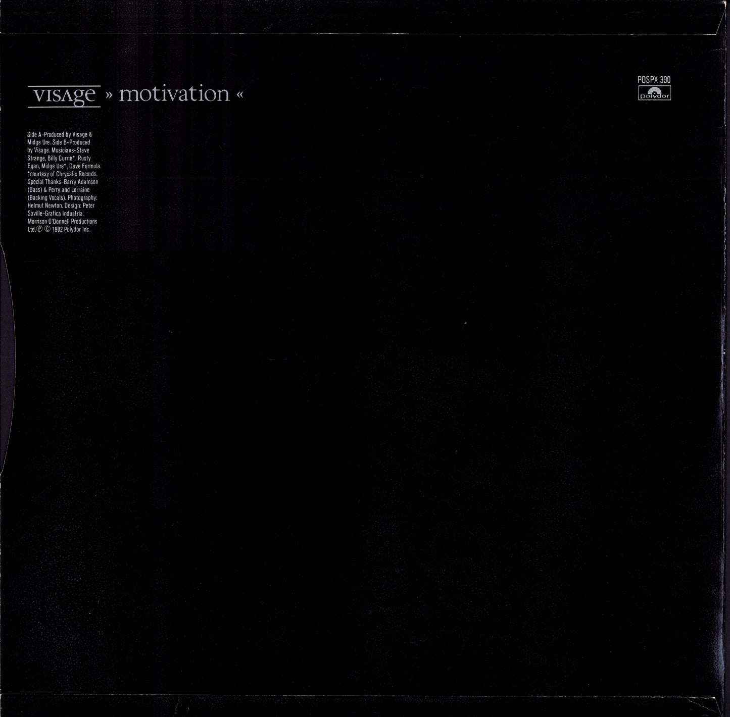 Visage - The Damned Don't Cry Vinyl 12" | UK Original | 1982