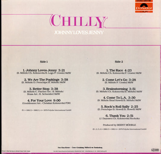 Chilly - Johnny Loves Jenny (Vinyl LP | DE Original | 1981)